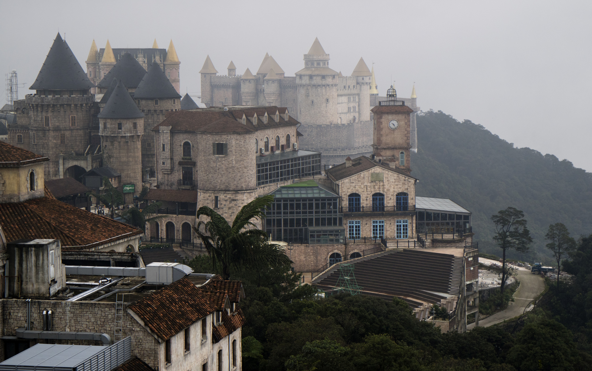 Typical Vietnamese landscape - My, Vietnam, Southeast Asia, The photo, Travels, beauty, Fog