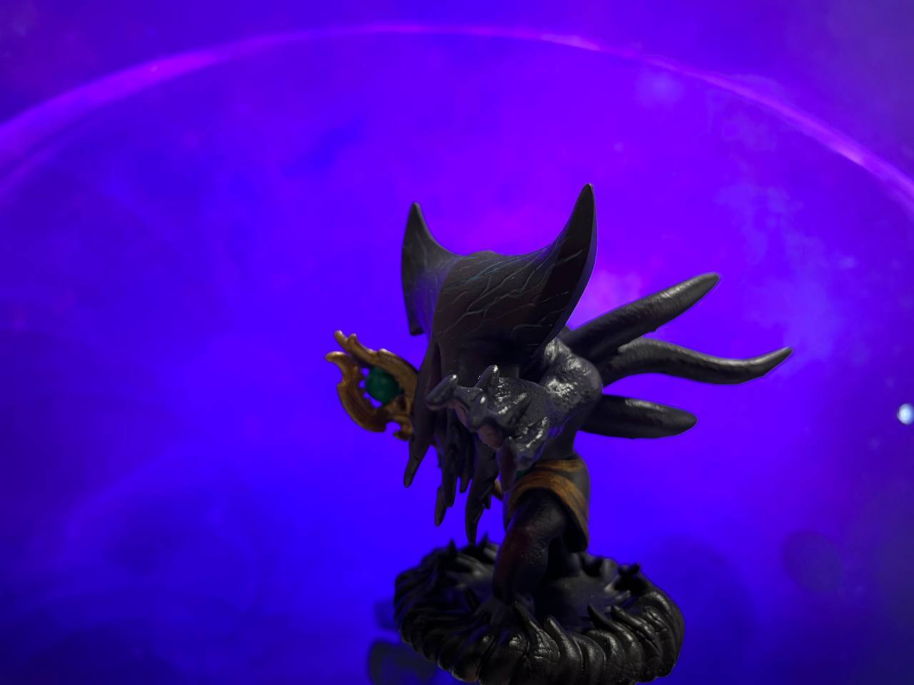 Models: Souvenir DOTA2 / DOTA: Faceless Void - Claszian Apostasy (mini) - My, God, Aliens, Esoterics, Apocalypse, Immortality, Layout, Diorama, Models, Games, Steam, Dota, Dota 2, Dota Allstars, Void, Faceless void, Purple, Dark fantasy, Fantastic story, Science fiction, Video, Longpost, Space fiction