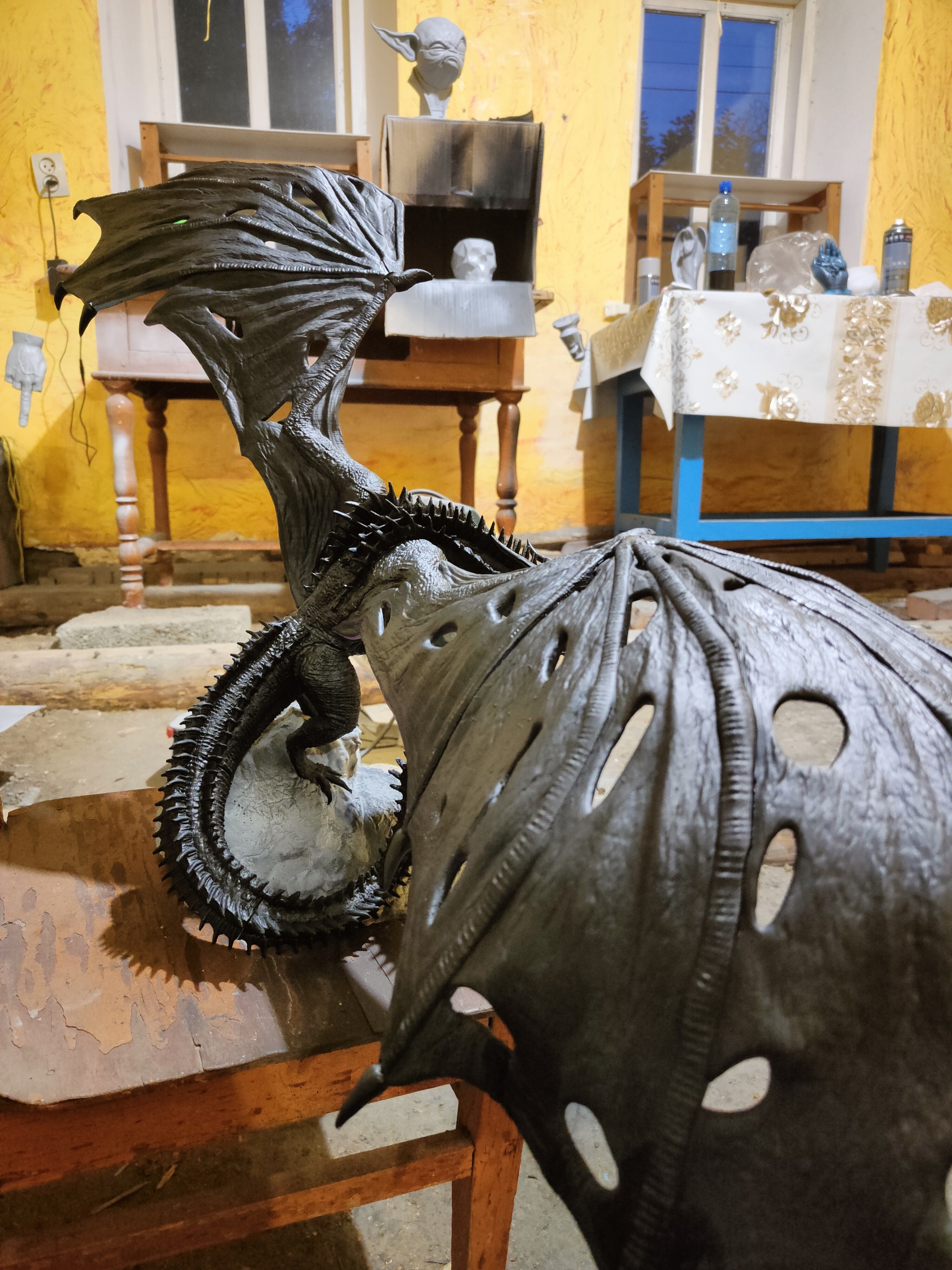 3d printing - My, 3D печать, The Dragon, Longpost, 3D modeling, 3D printer, Figurines, Wyvern