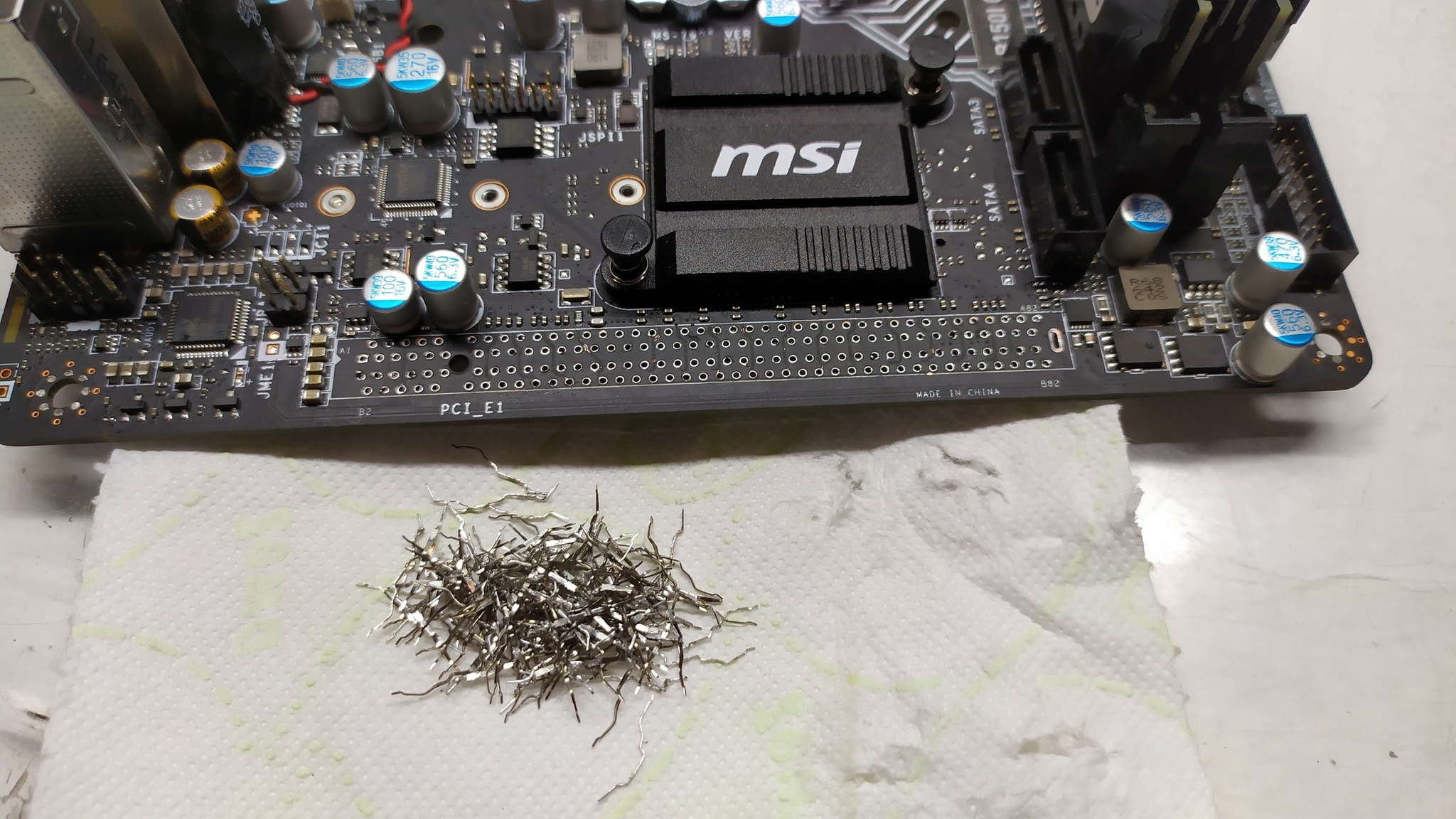 Repair MSI B150I Gaming Pro AC - My, Repair, Moscow, Motherboard, Longpost