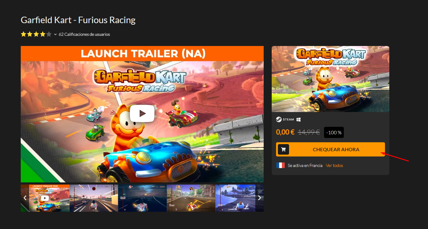 Steam] Garfield Kart - Furious Racing | Пикабу