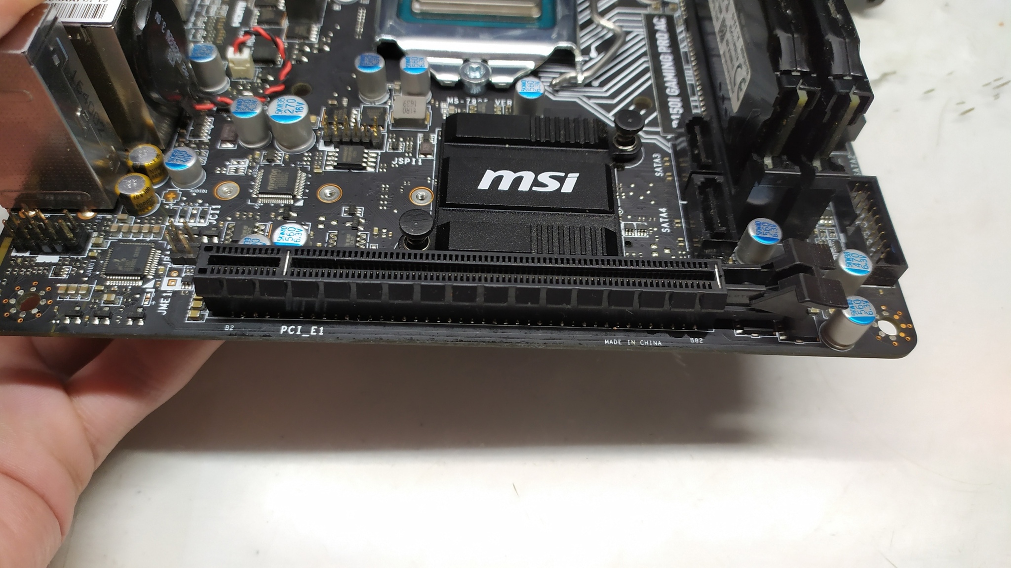 Repair MSI B150I Gaming Pro AC - My, Repair, Moscow, Motherboard, Longpost