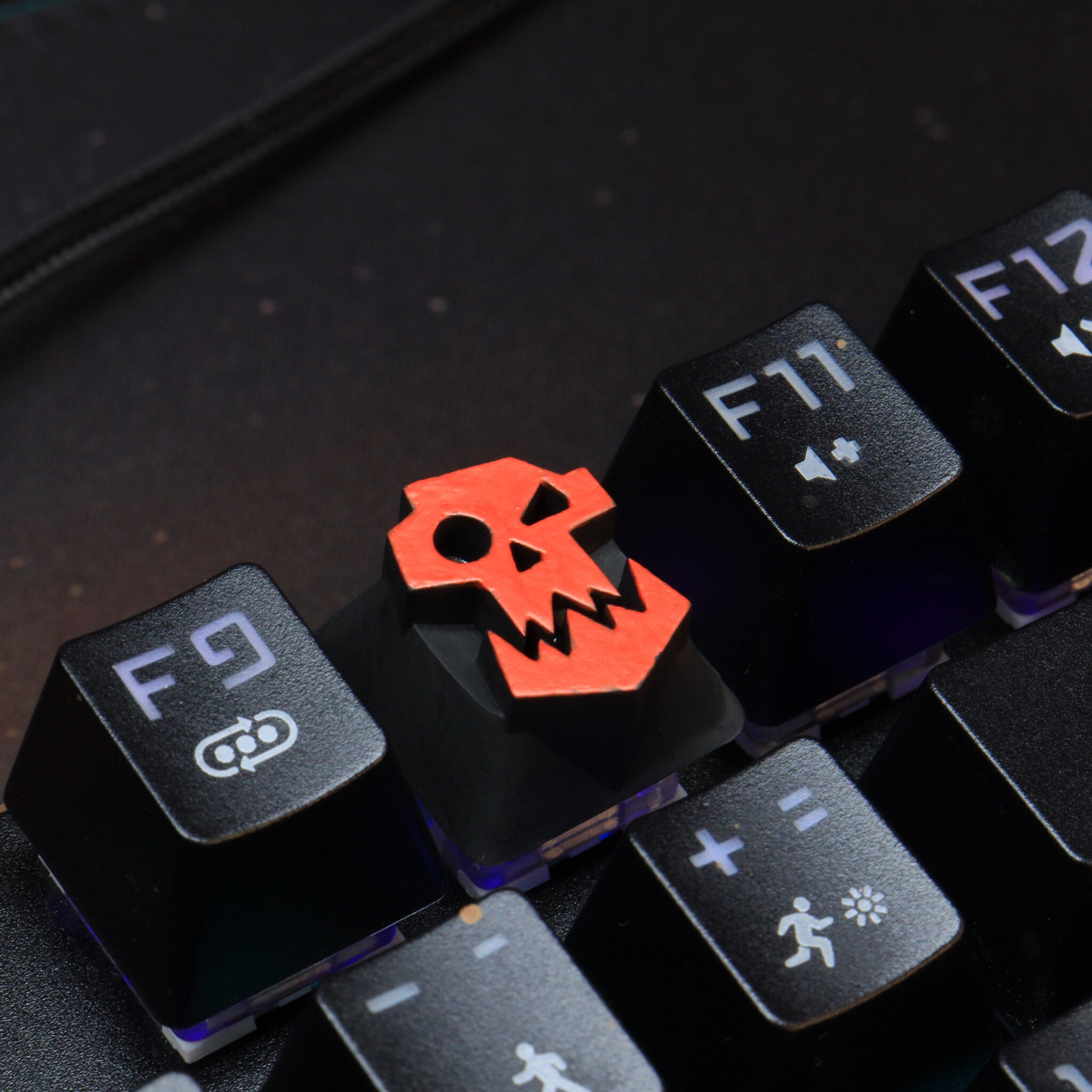 Custom keycaps for mechanical keyboard - My, 3D печать, Photopolymer printing, Keyboard, Keys, 3D modeling, Cheese, Scull, Longpost, Nvidia RTX