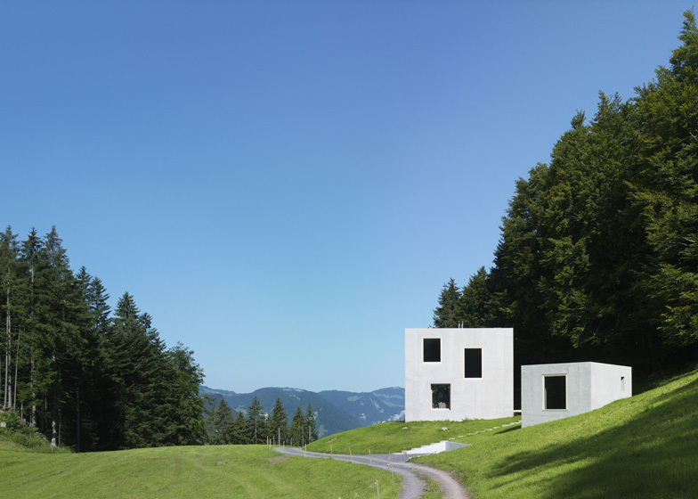 Cube house in Austria - My, Architecture, House, Minimalism, Longpost