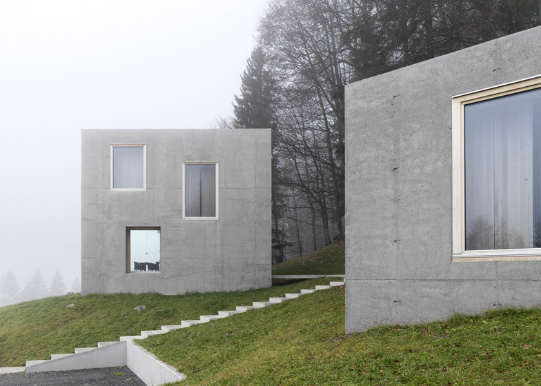 Cube house in Austria - My, Architecture, House, Minimalism, Longpost