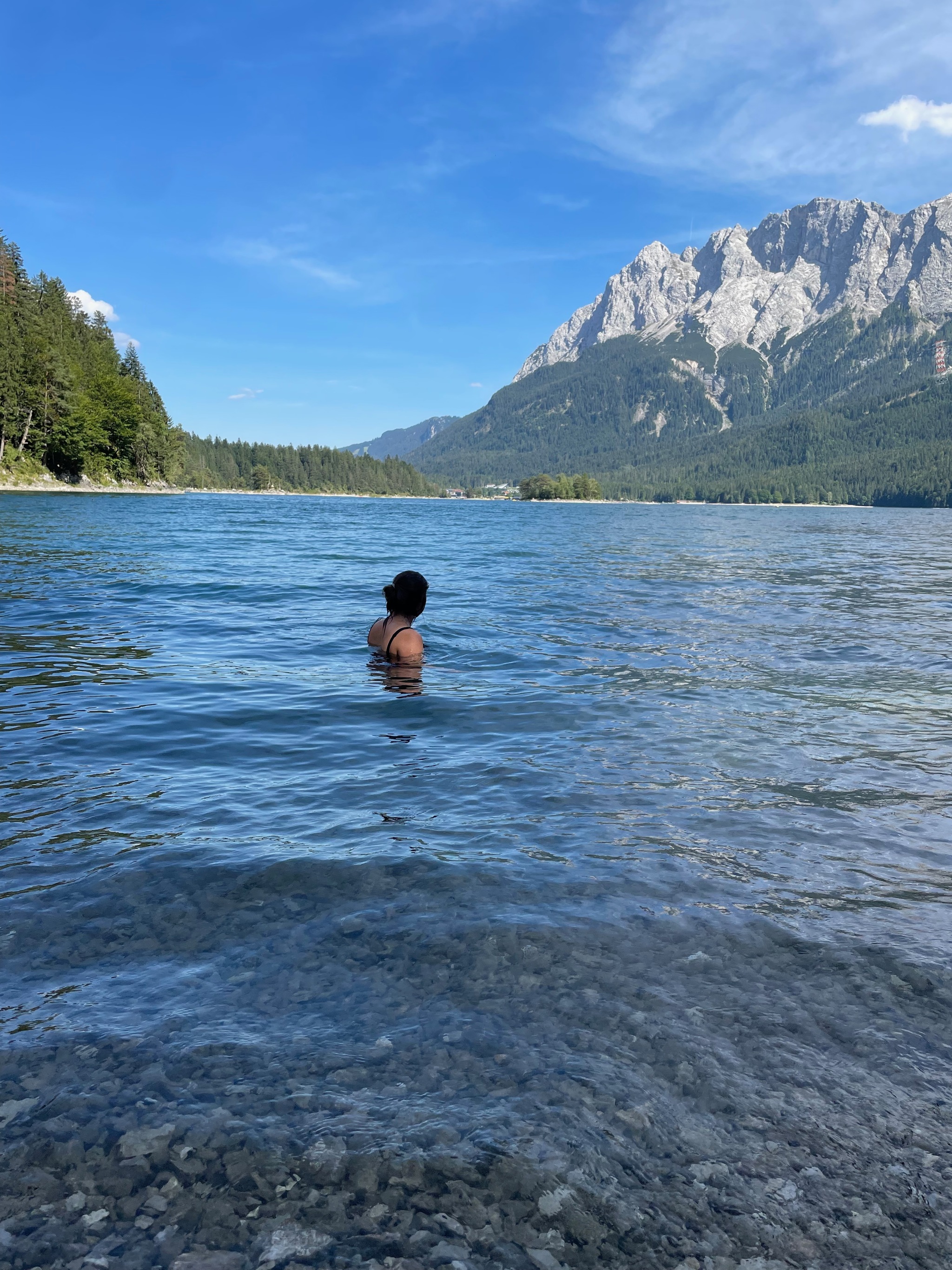 Eibsee. Oberbayern - My, The mountains, Travels, Landscape, Lake, Alps, Germany, Zugspitze Peak, Longpost