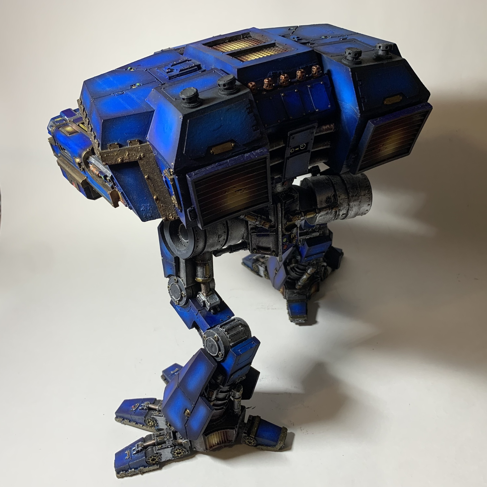 Adeptus titanicus: warhound (lucius pattern) - Моё, Wh miniatures, Warhammer 40k, Титан, Длиннопост