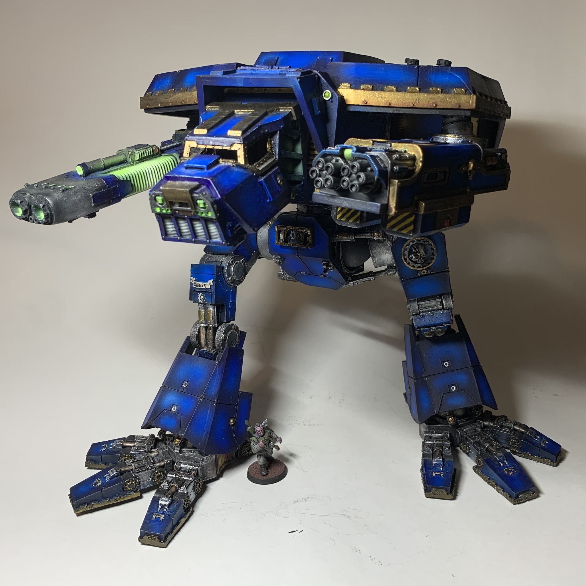 Adeptus titanicus: warhound (lucius pattern) - Моё, Wh miniatures, Warhammer 40k, Титан, Длиннопост