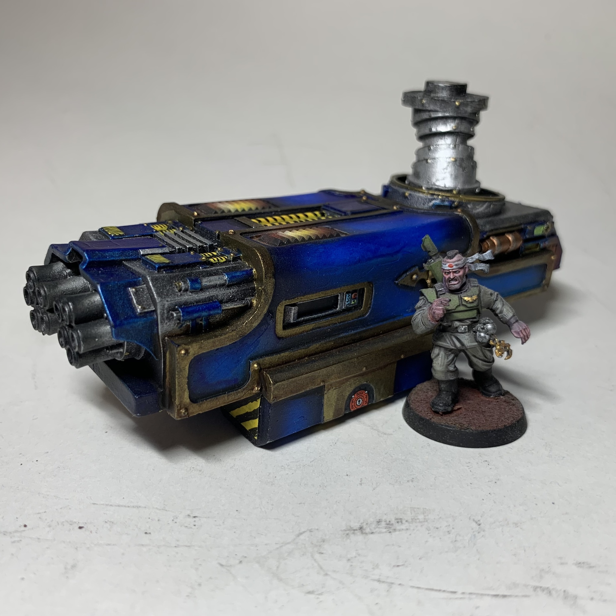 Adeptus titanicus: warhound (lucius pattern) - Моё, Wh miniatures, Warhammer 40k, Титан, Длиннопост