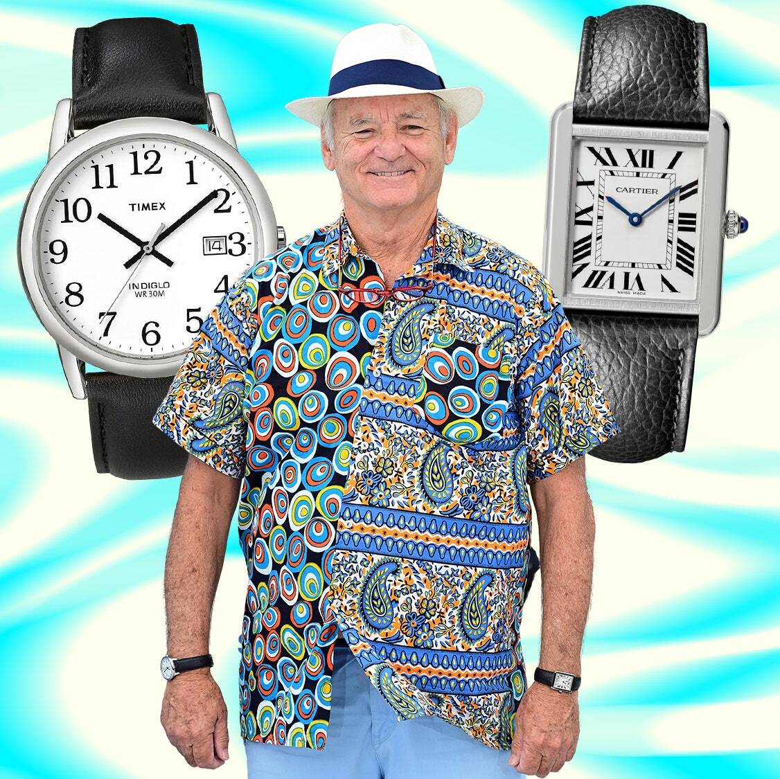 Bill Murray and his watch on both hands. But what a choice, you see - My, Clock, Wrist Watch, Bill Murray, Hollywood, Celebrities, Longpost