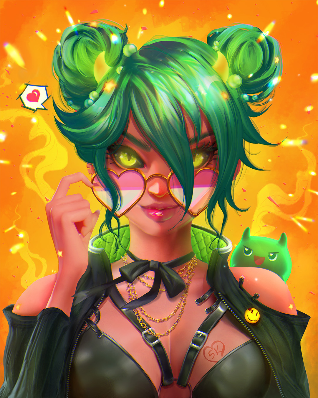 Works by artist Seiorai - Art, 2D, Fantasy, Jinx, Cyberpunk, Cyberpunk: Edgerunners, Rebecca (Edgerunners), Longpost