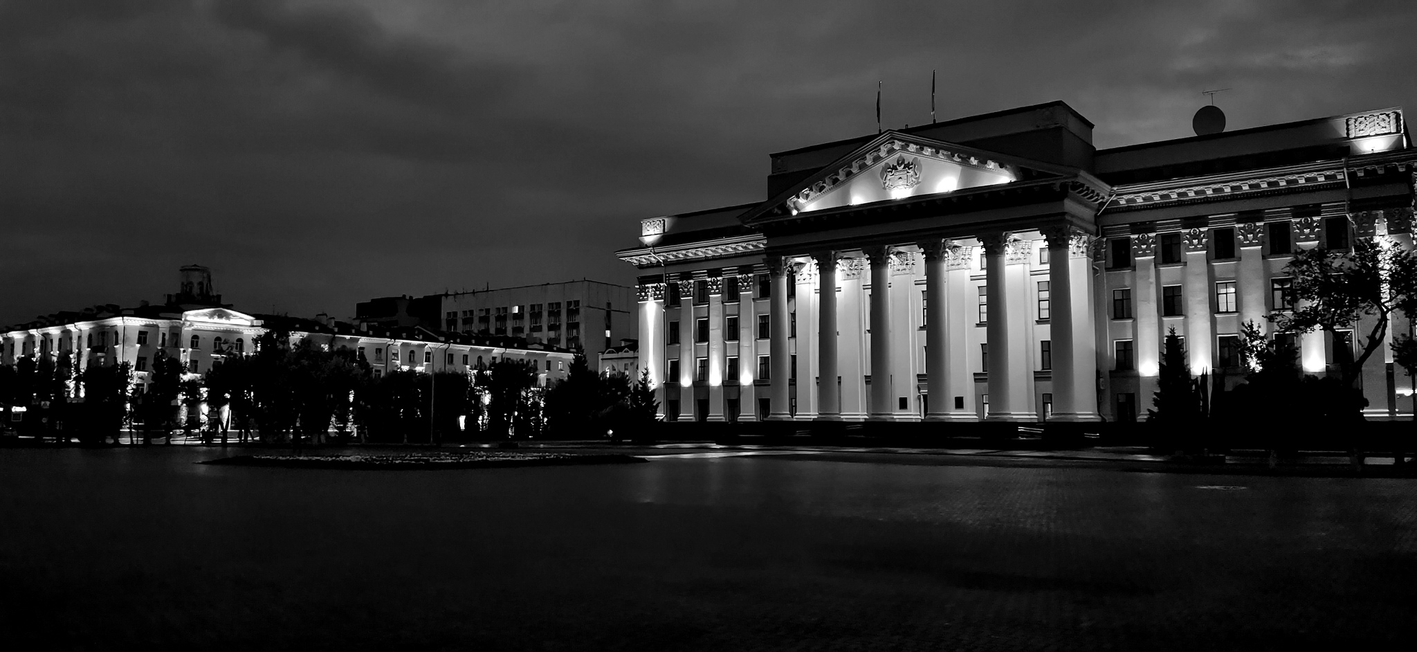 The First City of Siberia B/W №2 - Моё, Тюмень, Черно-белое, Фотография, Атмосфера, Город, Сибирь, Длиннопост, Родной город