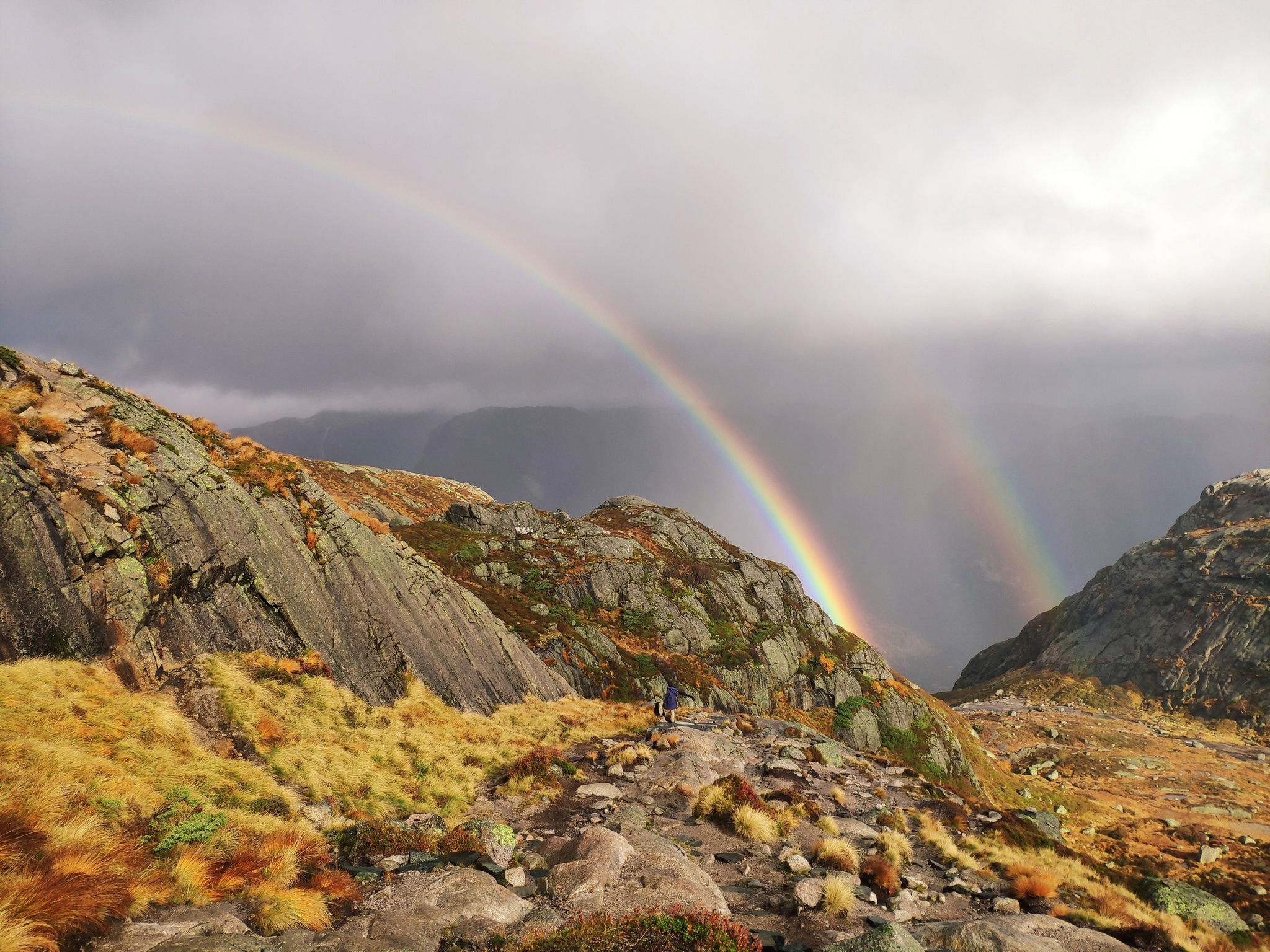 What is it, Norway? - My, Norway, Hitch-hiking, Travels, Europe, Tourism, Туристы, Longpost, Double Rainbow