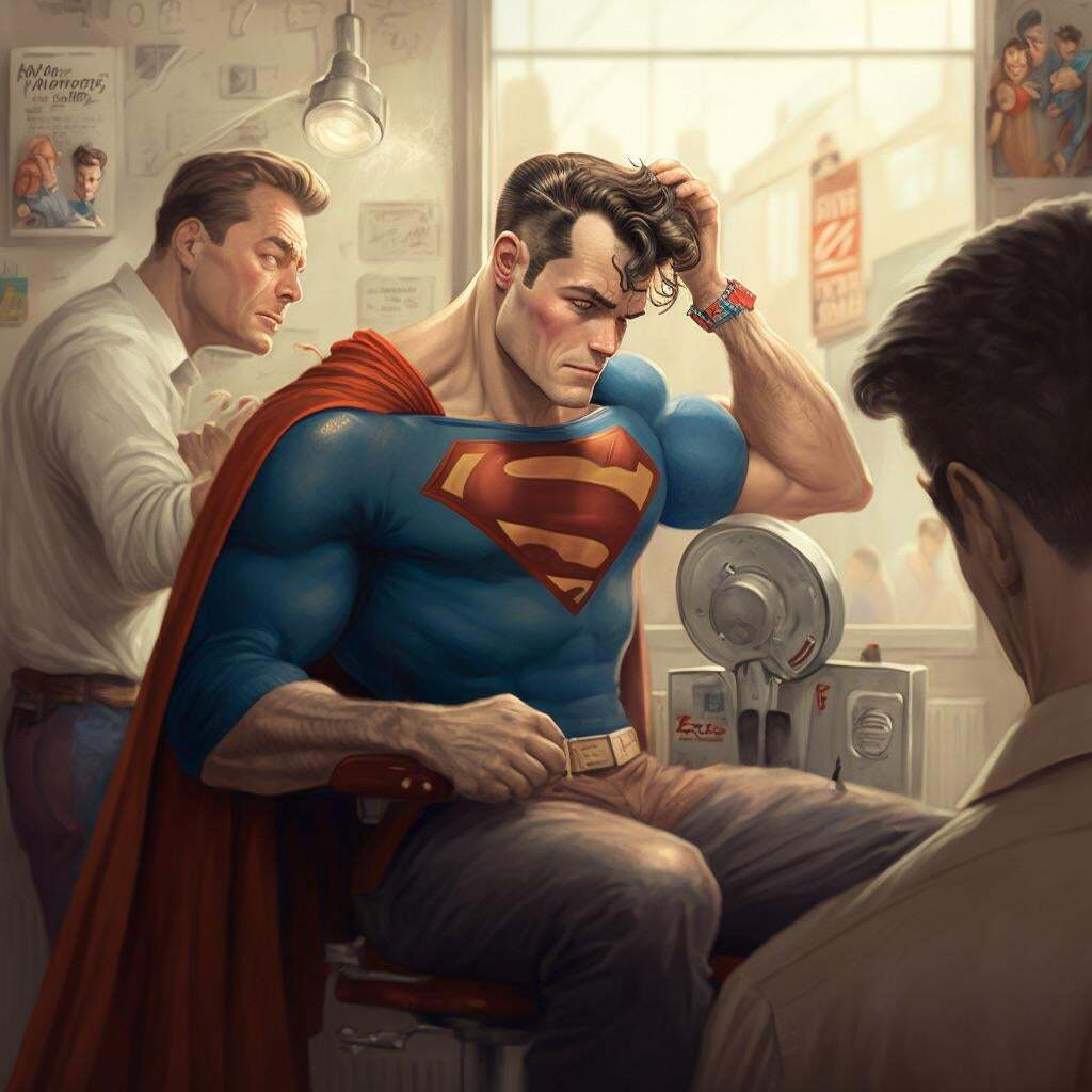 Superheroes in unusual roles - MidJourney - Art, Нейронные сети, Midjourney, Comics, Longpost