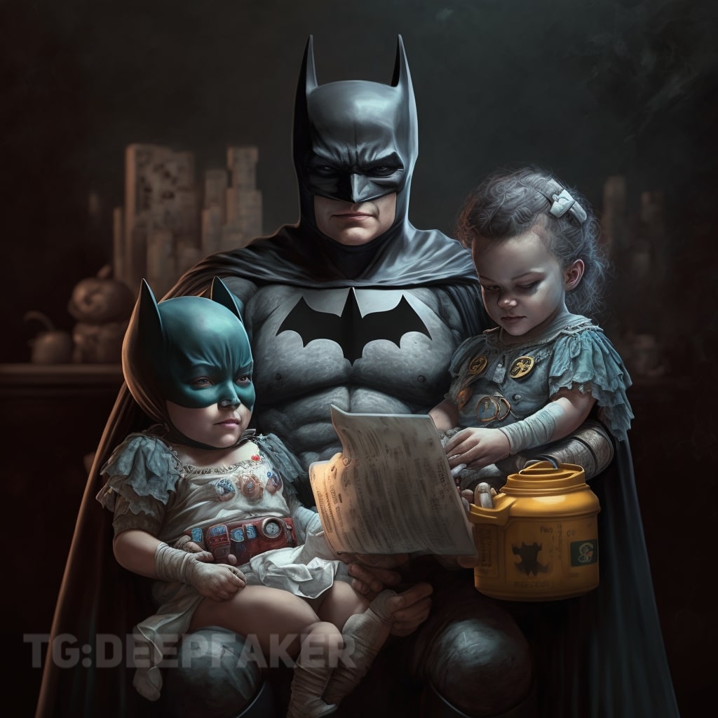 Superheroes in unusual roles - MidJourney - Art, Нейронные сети, Midjourney, Comics, Longpost