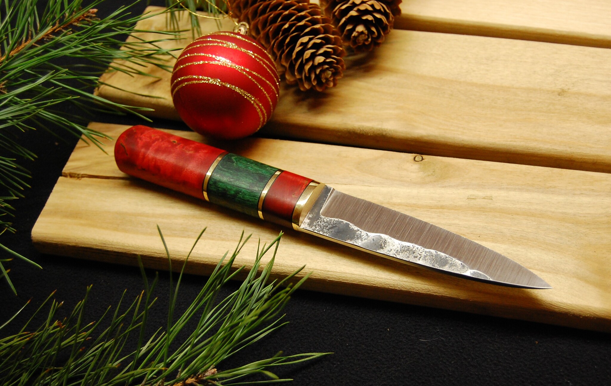 New Year mood - My, Handmade, Knife, With your own hands, Needlework, New Year, Longpost