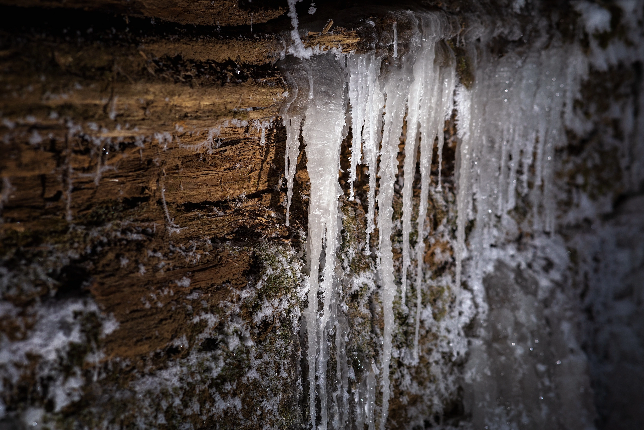 frozen waterfall - My, Waterfall, Tobolsk, The photo, Cold, Longpost