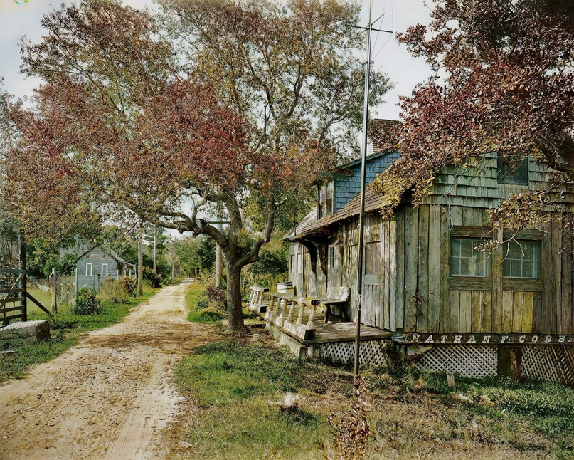 США на рубеже XIX-XX веков. Исторические фотографии в цвете - Моё, Старое фото, Колоризация, История, 19 век, 20 век, Нью-Йорк, Флорида, Длиннопост