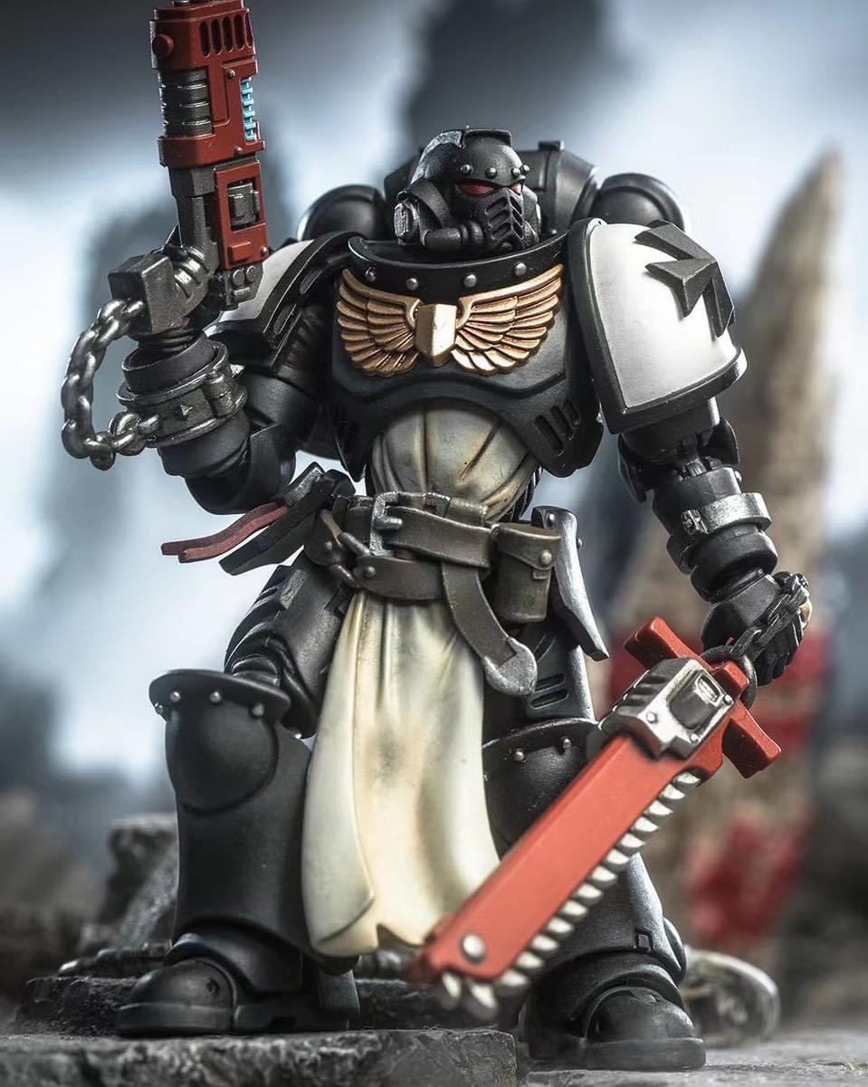 Black tamplar - Warhammer 40k, 1:18, Black templars, The photo, Toy soldiers, Longpost