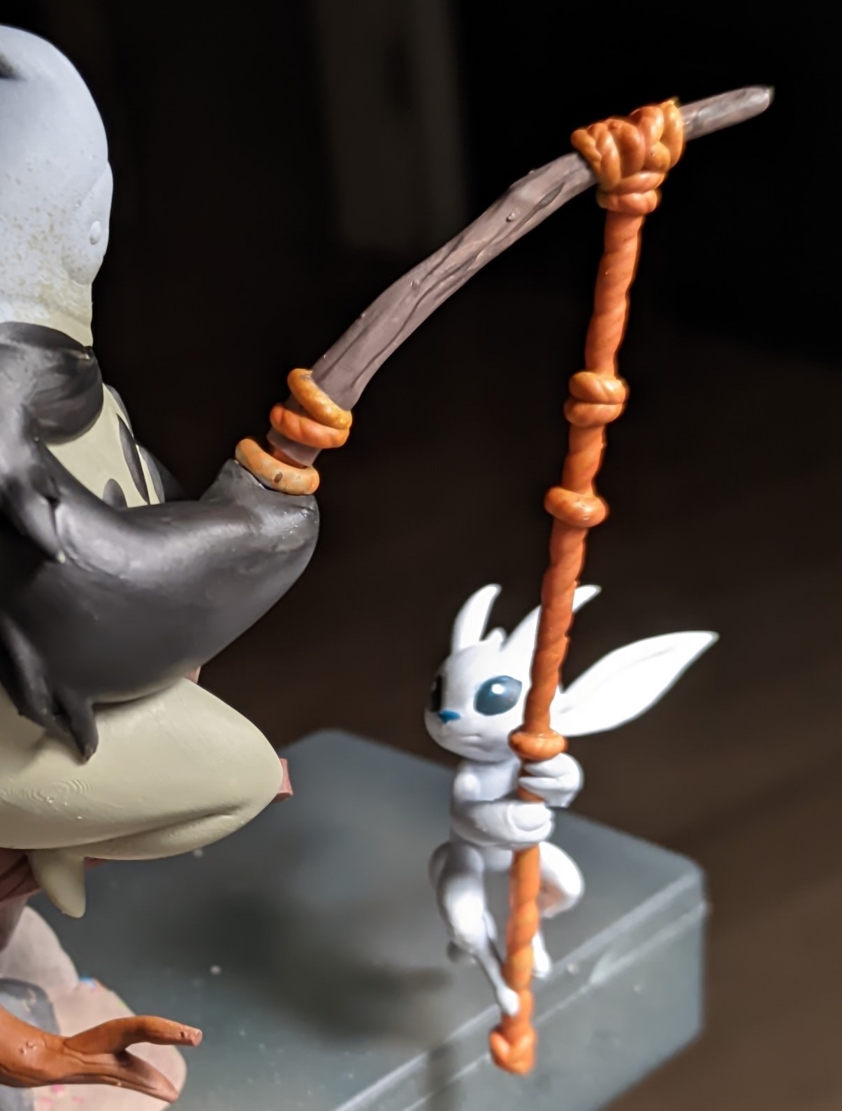 Share #4 Ori the blind forest - My, 3D печать, Figurines, Ori, Painting miniatures, Milota, Miniature, Diorama, Longpost