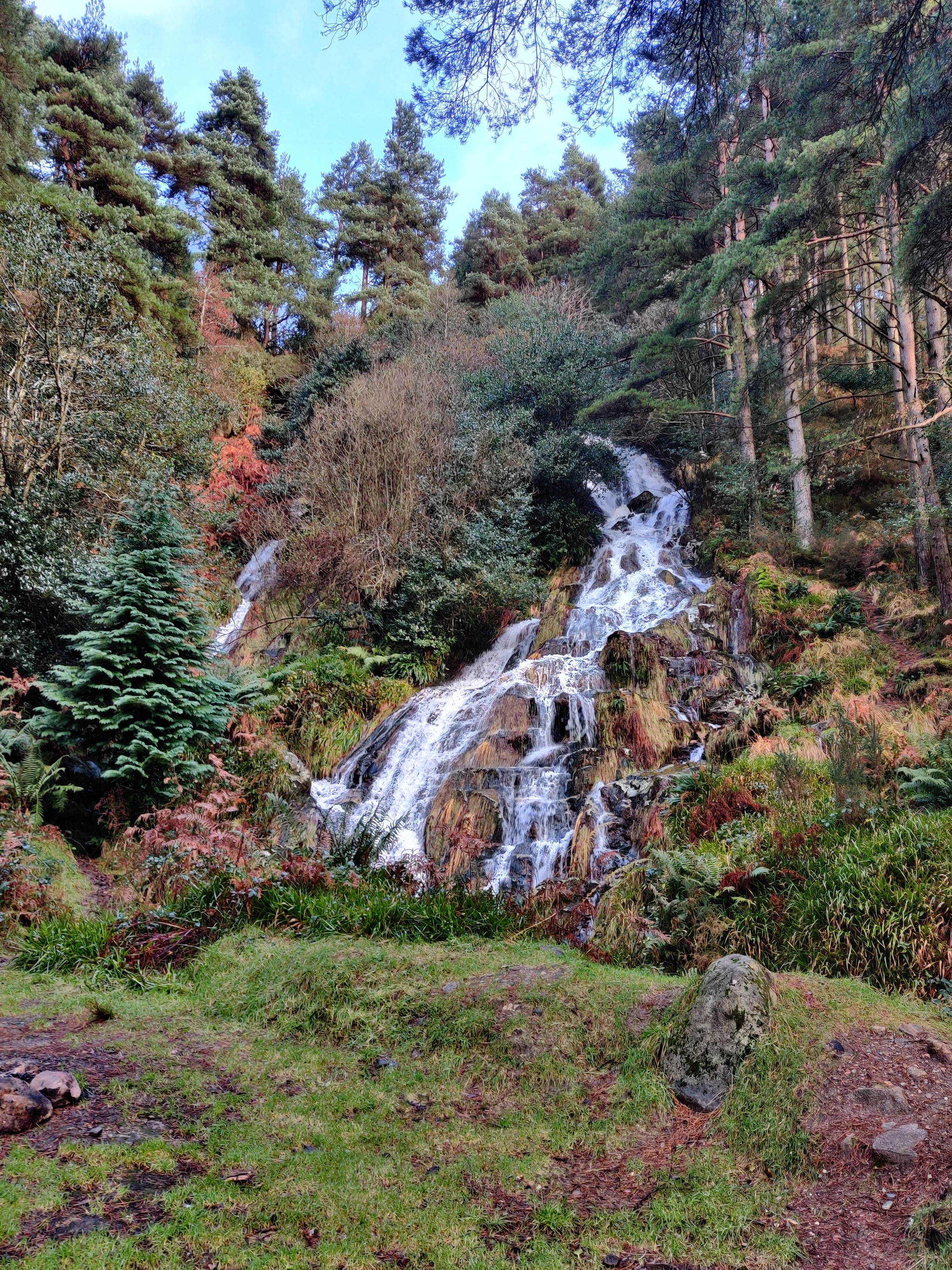 Irish mountains - My, Ireland, The mountains, Waterfall, The rocks, Longpost