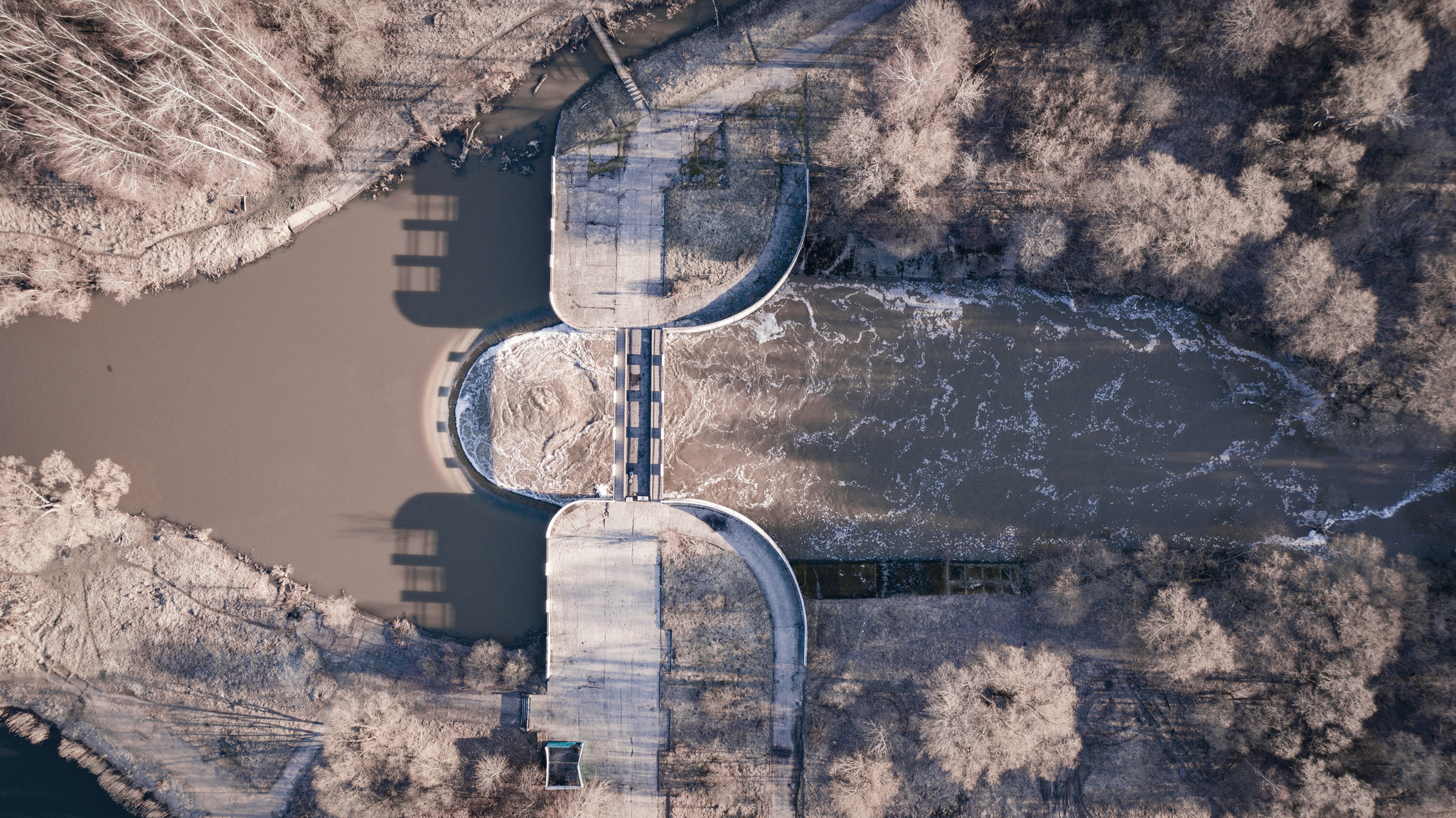 Yaropolets HPP - My, Drone, Quadcopter, Aerial photography, The photo, Waterfall, Hydroelectric power station, Yaropolets, Video, Longpost