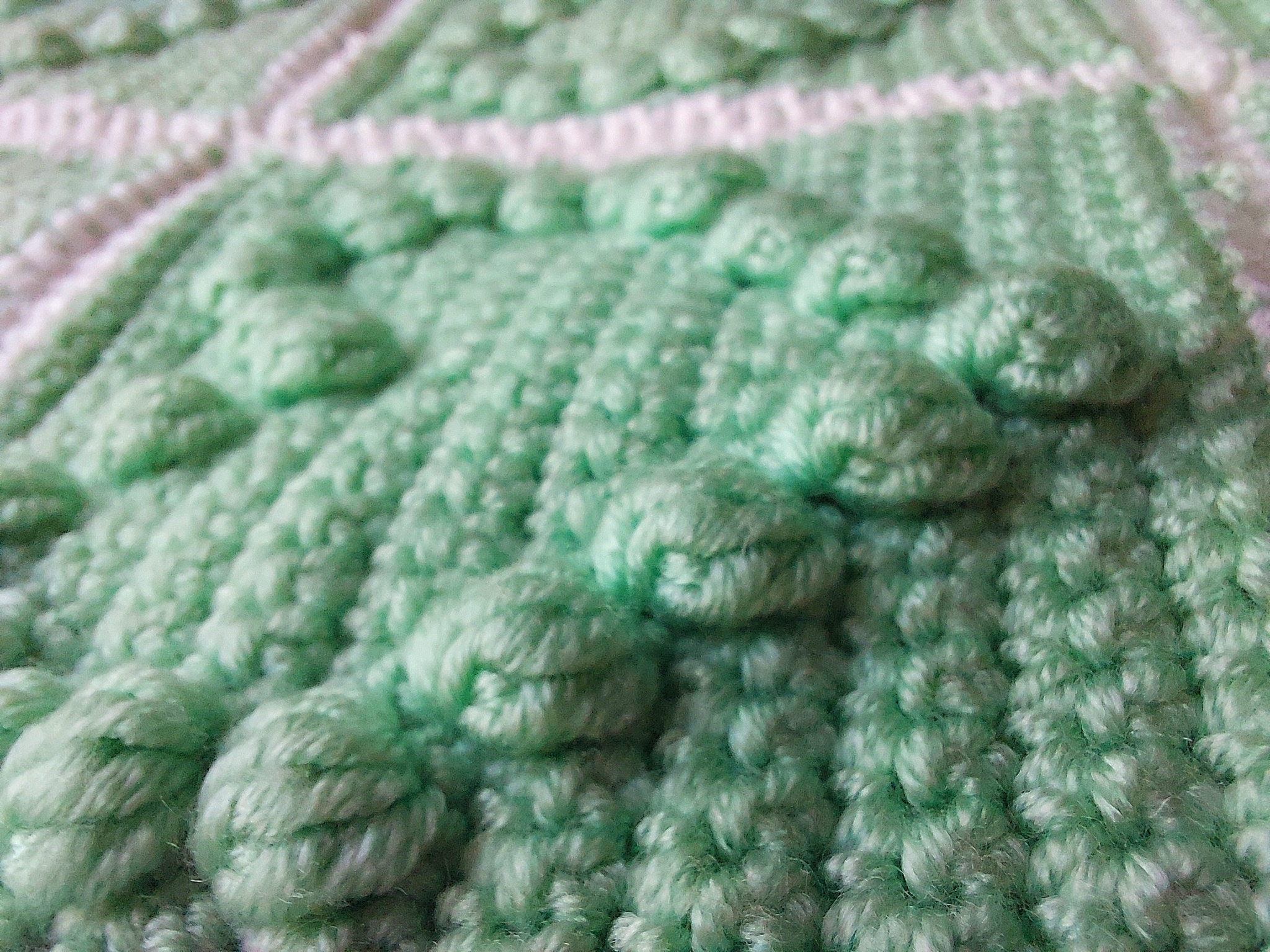 mint tenderness - My, Knitting, Crochet, Plaid, Amigurumi, Needlework without process