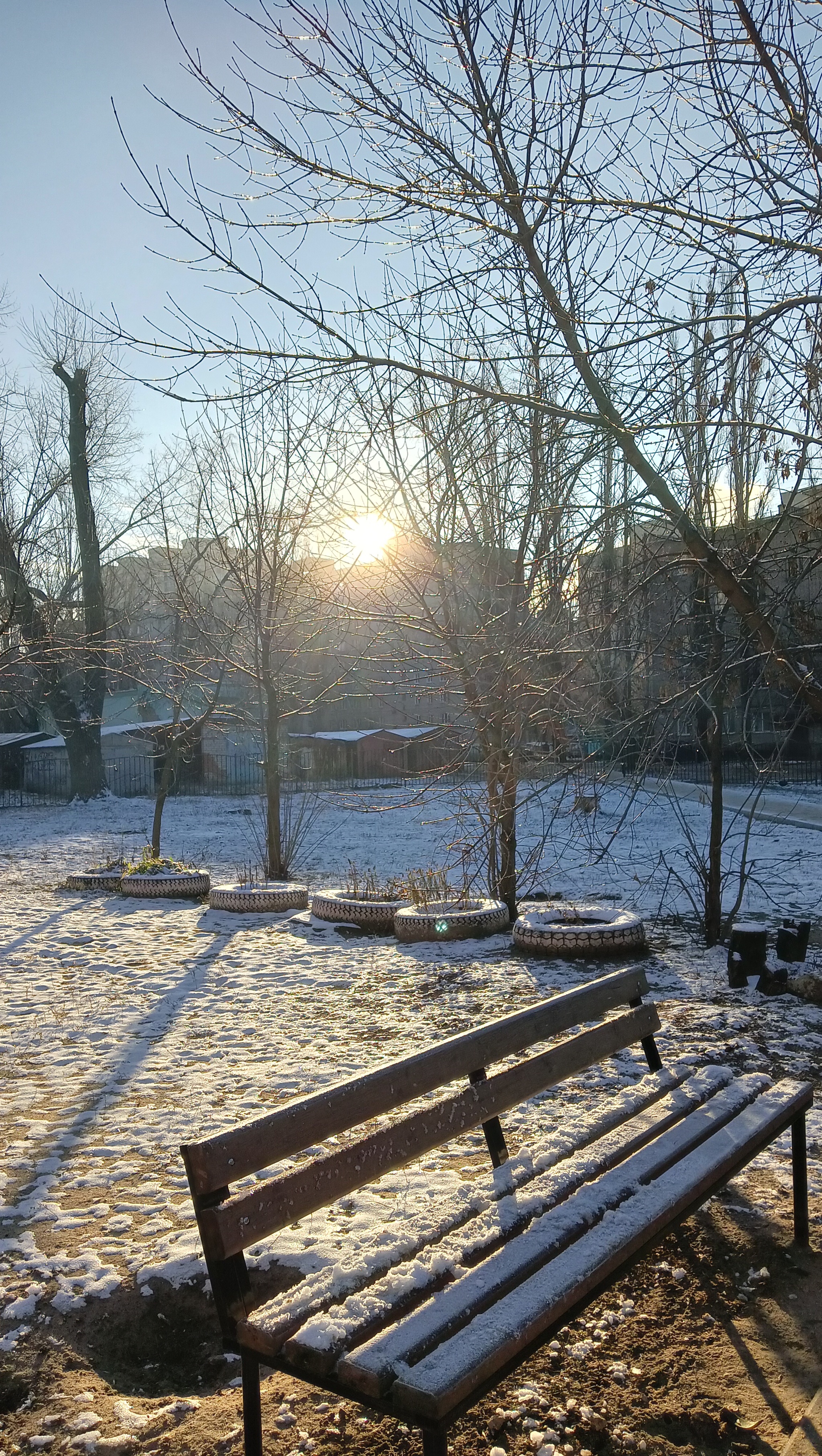 Warm sun to you on a frosty morning - My, Voronezh, Morning, Vai, The sun, freezing, Longpost