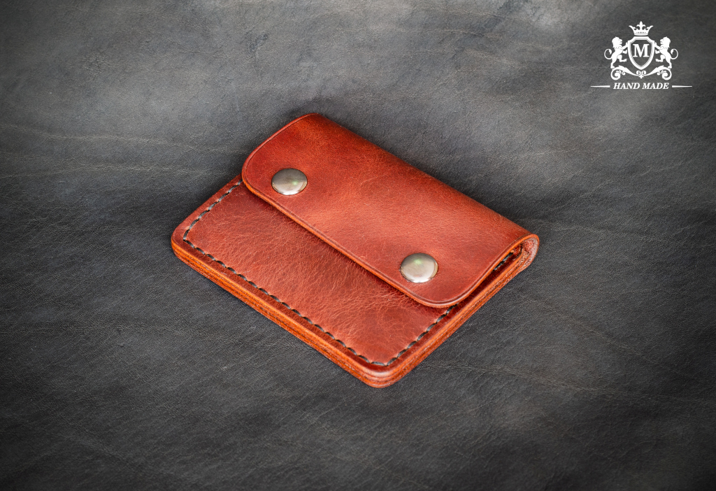 mini wallet - My, Leather products, Leather, Accessories, Handmade, Longpost