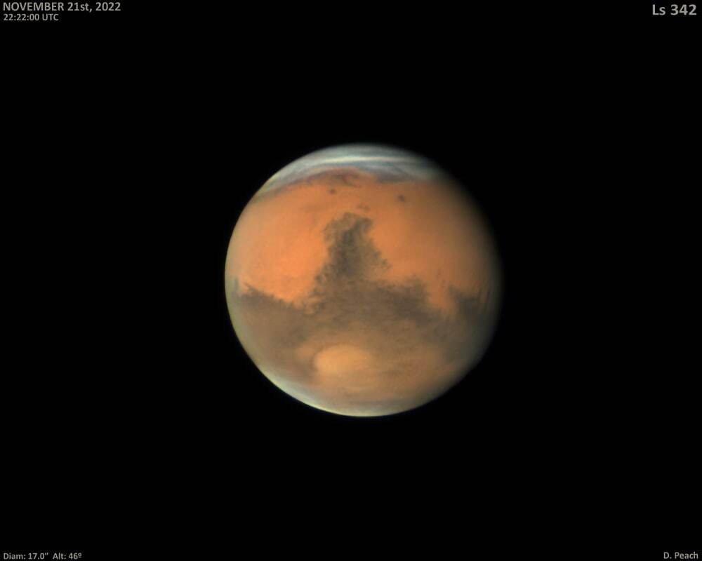 On December 1, Mars will be at its minimum distance from Earth. - Mars, Planet, Astronomy, Longpost