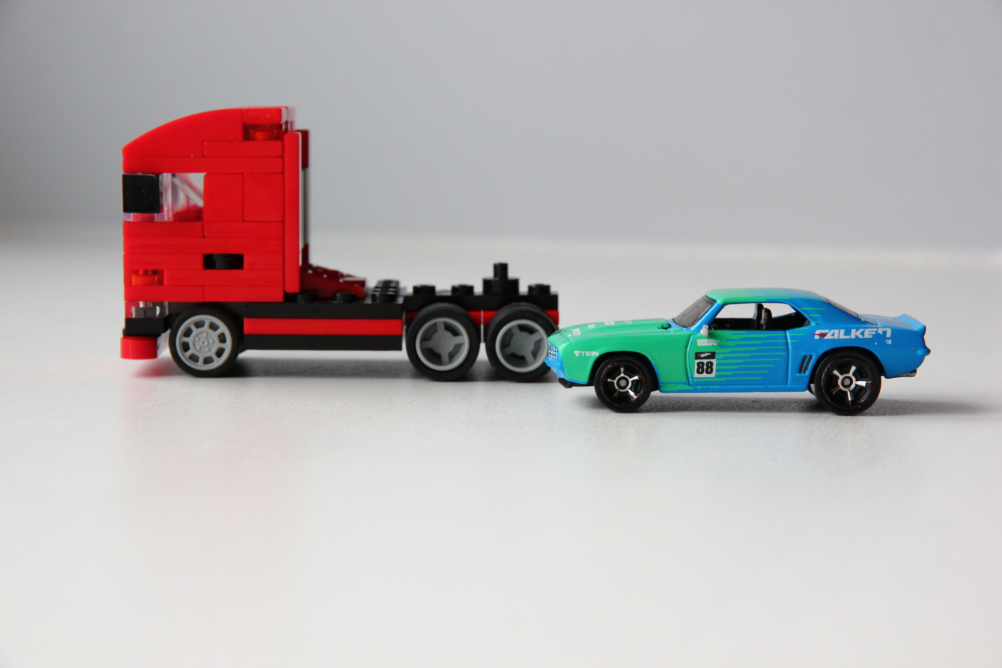 Symbiosis :) - My, Hot wheels, Lego, Matchbox, Auto, Truck, Collecting, Constructor, Longpost