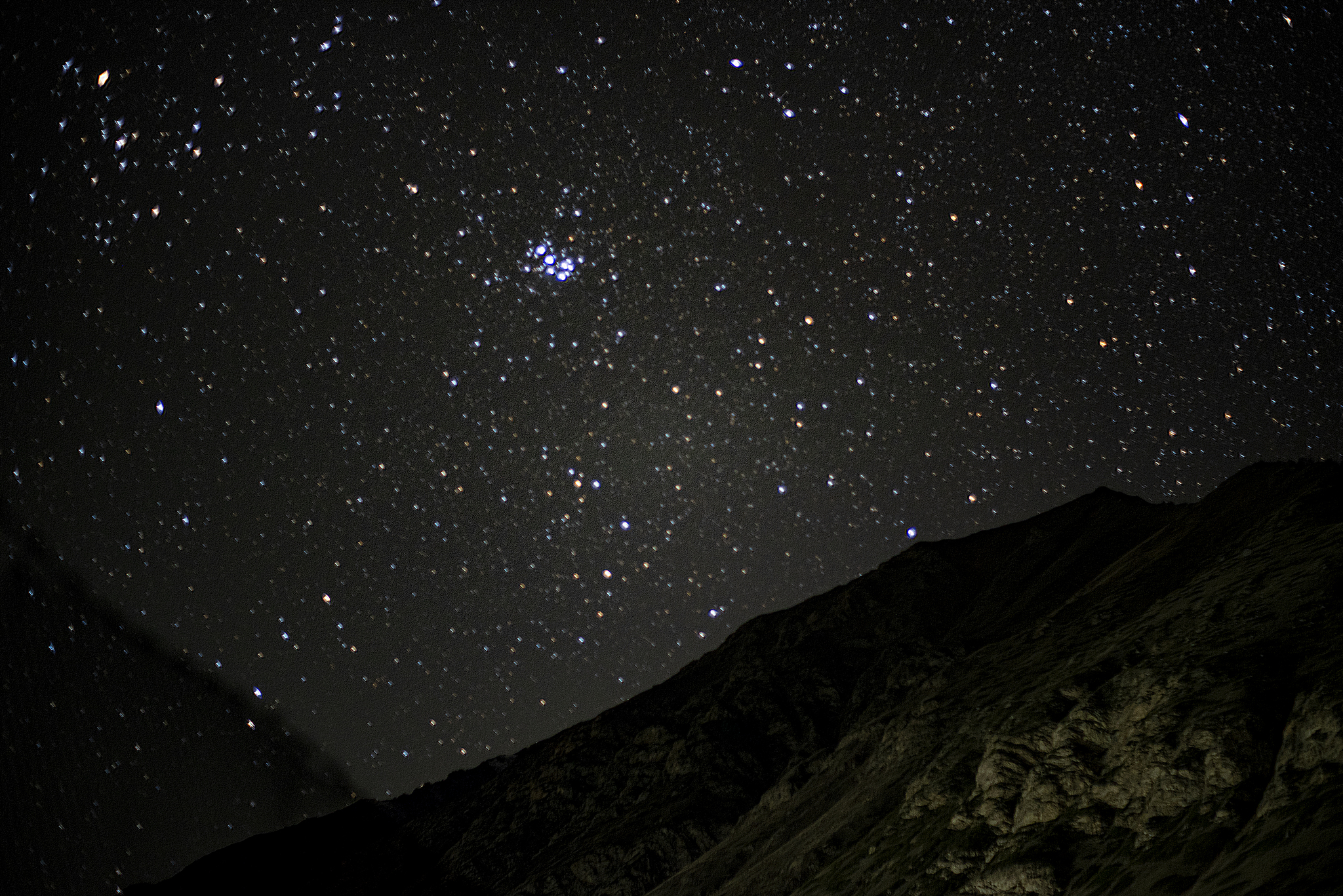 Night sky - My, The photo, Elbrus, Astrophoto, The mountains, Starry sky