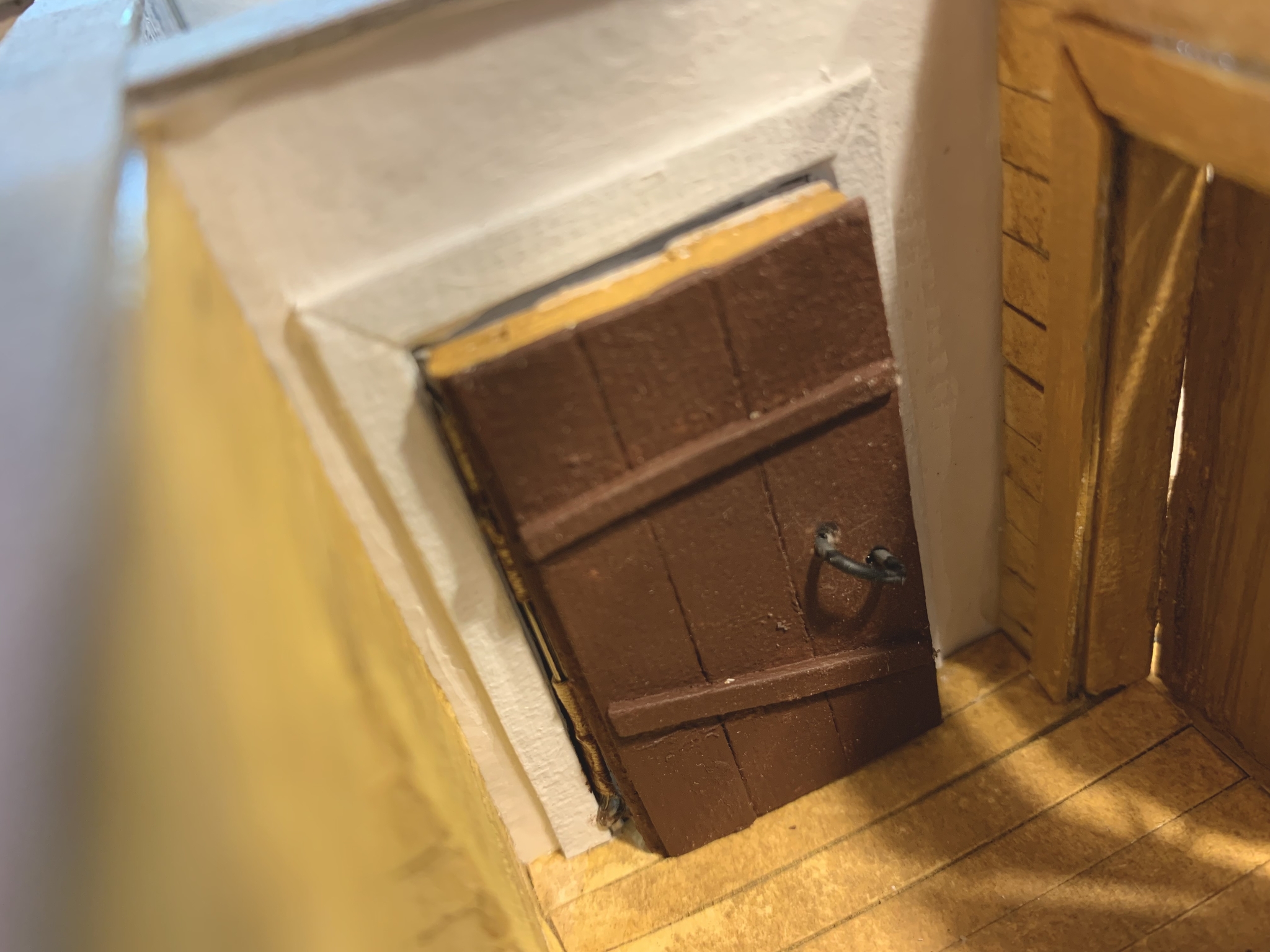 small house - My, Layout, House, Memory, Presents, Creation, Longpost, Miniature, The photo