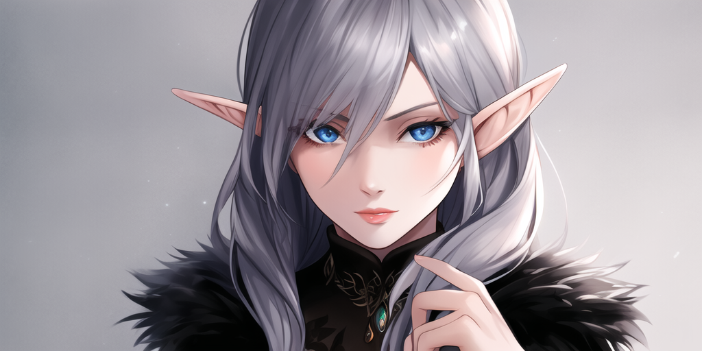 Slim Silver Haired Elfs by Anything-V3 - My, Art, Нейронные сети, Artificial Intelligence, Novelai, Anime, 2D, Stable diffusion, Longpost, Anime art, Elves, Fantasy, Neural network art