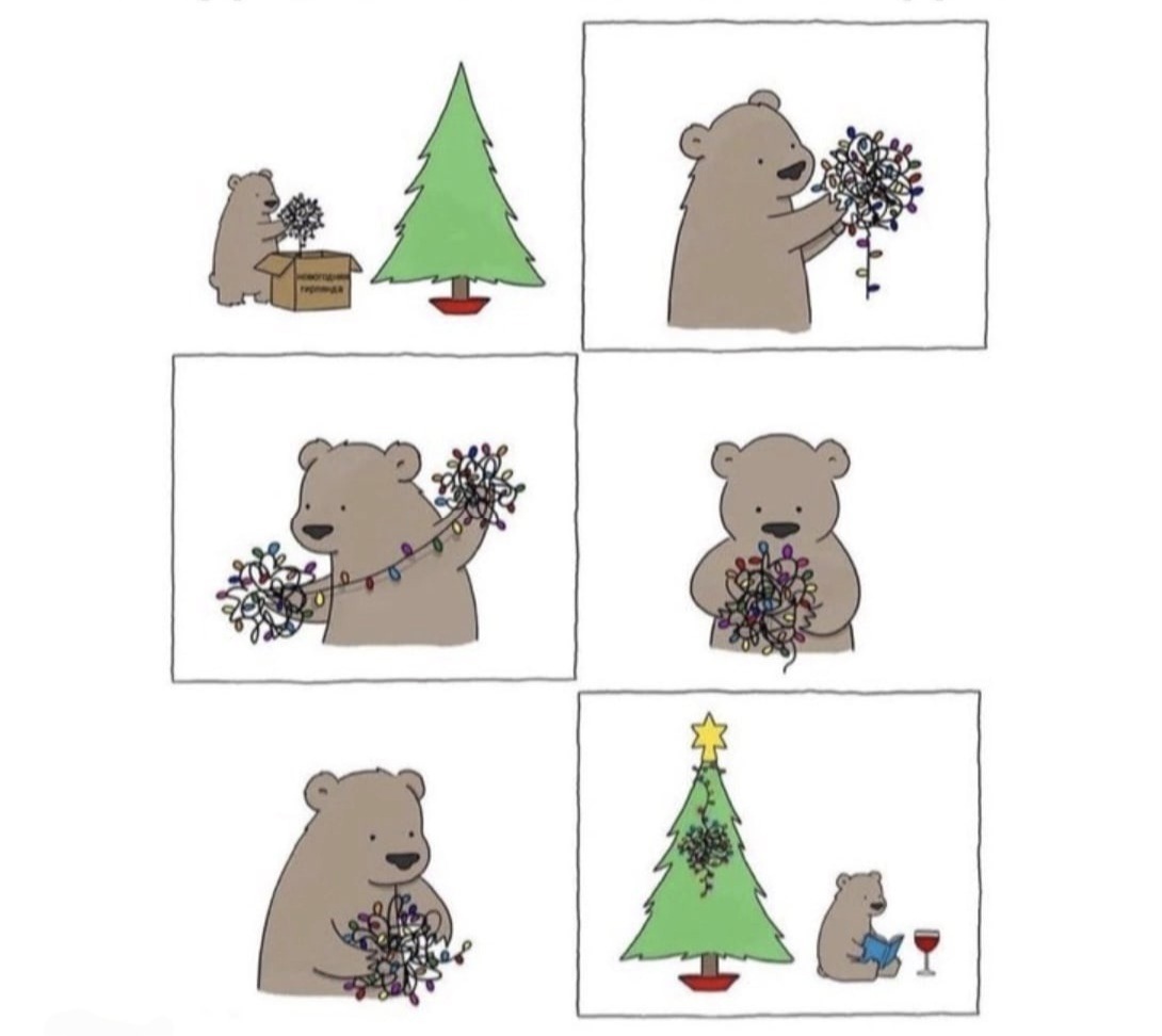 Zen and the art of self-care - December, Psychology, Care, New Year, Comics, Lizclimo, The Bears, Garland, Hardened, Repeat