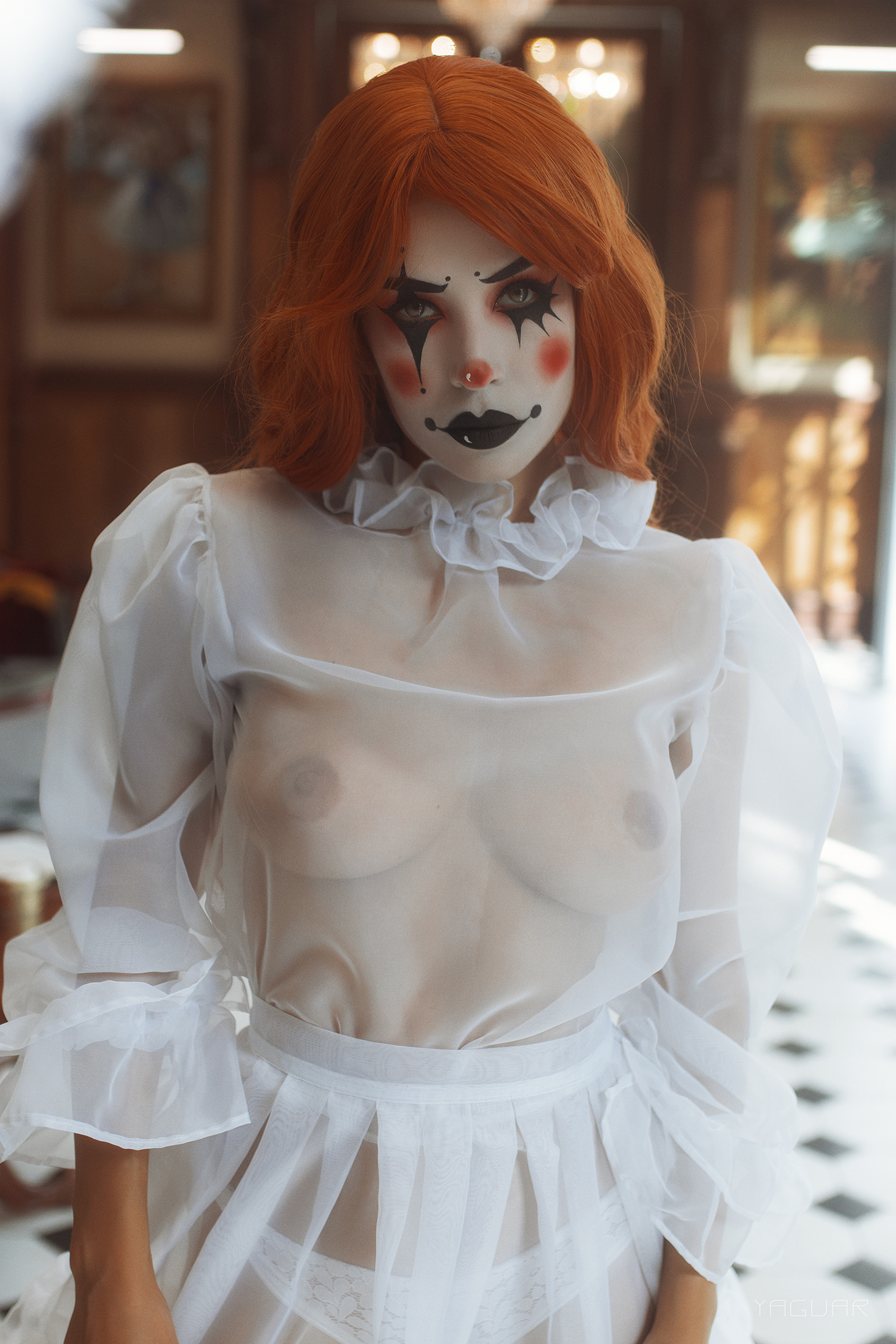 Clowness) - NSFW, Girls, Boobs, Erotic, Underwear, Booty, Natasha Roic, Longpost