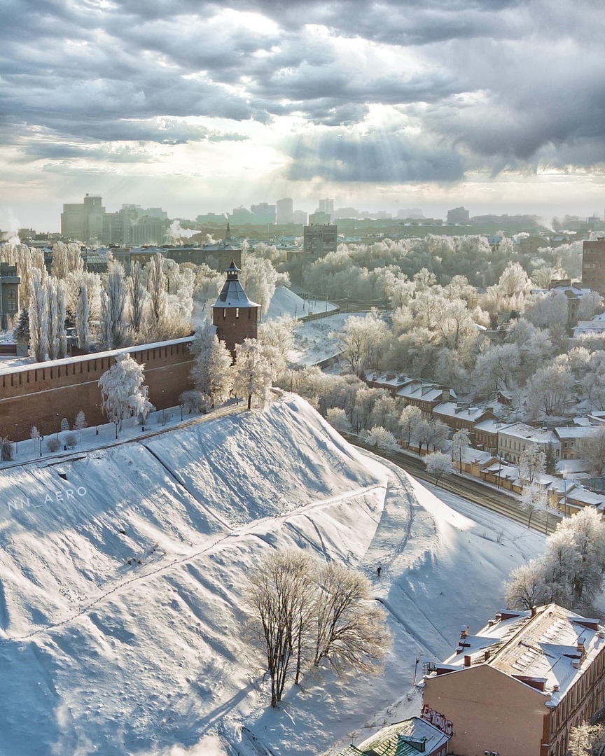 Winter Nizhny Novgorod - The photo, Nizhny Novgorod, Winter, Snow, Town, beauty