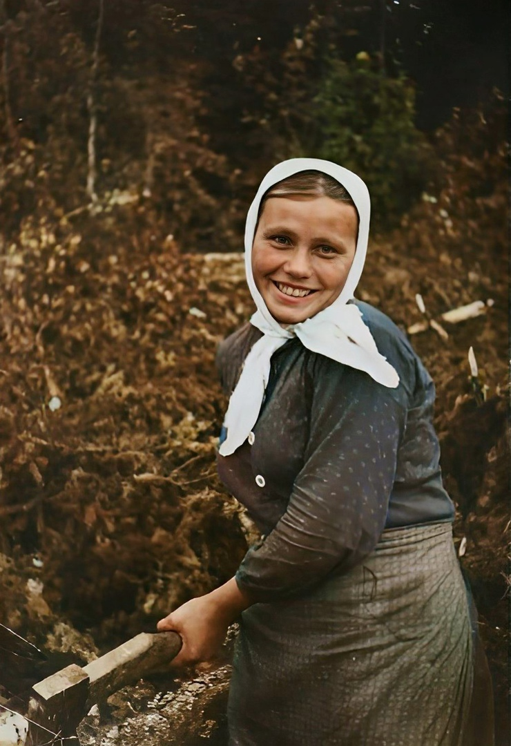 Girls of the 30s: how they looked and dressed - My, Old photo, Colorization, the USSR, Story, 1930s, Girls, Women, Longpost