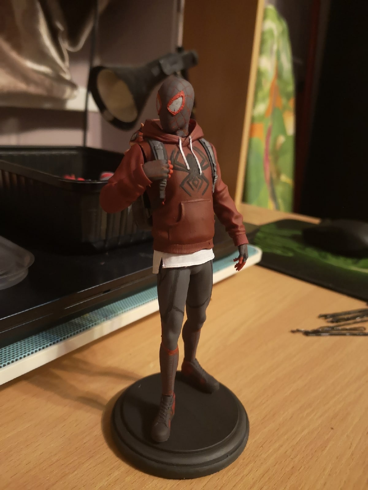 Spider Man Miles Morales - Моё, 3D печать, 3D принтер, Фигурки, Длиннопост