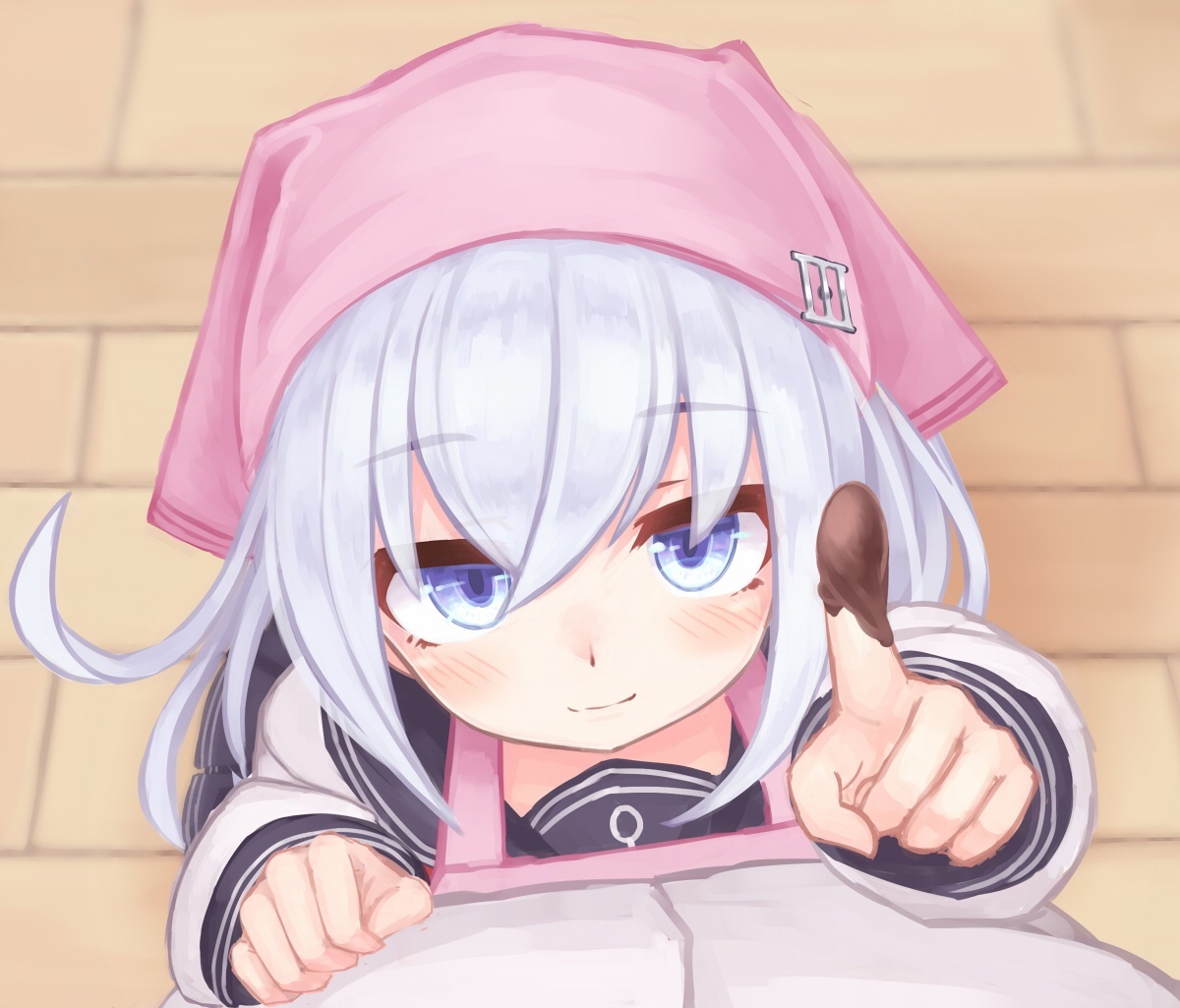 lick your finger)) - Anime, Anime art, Loli, Longpost