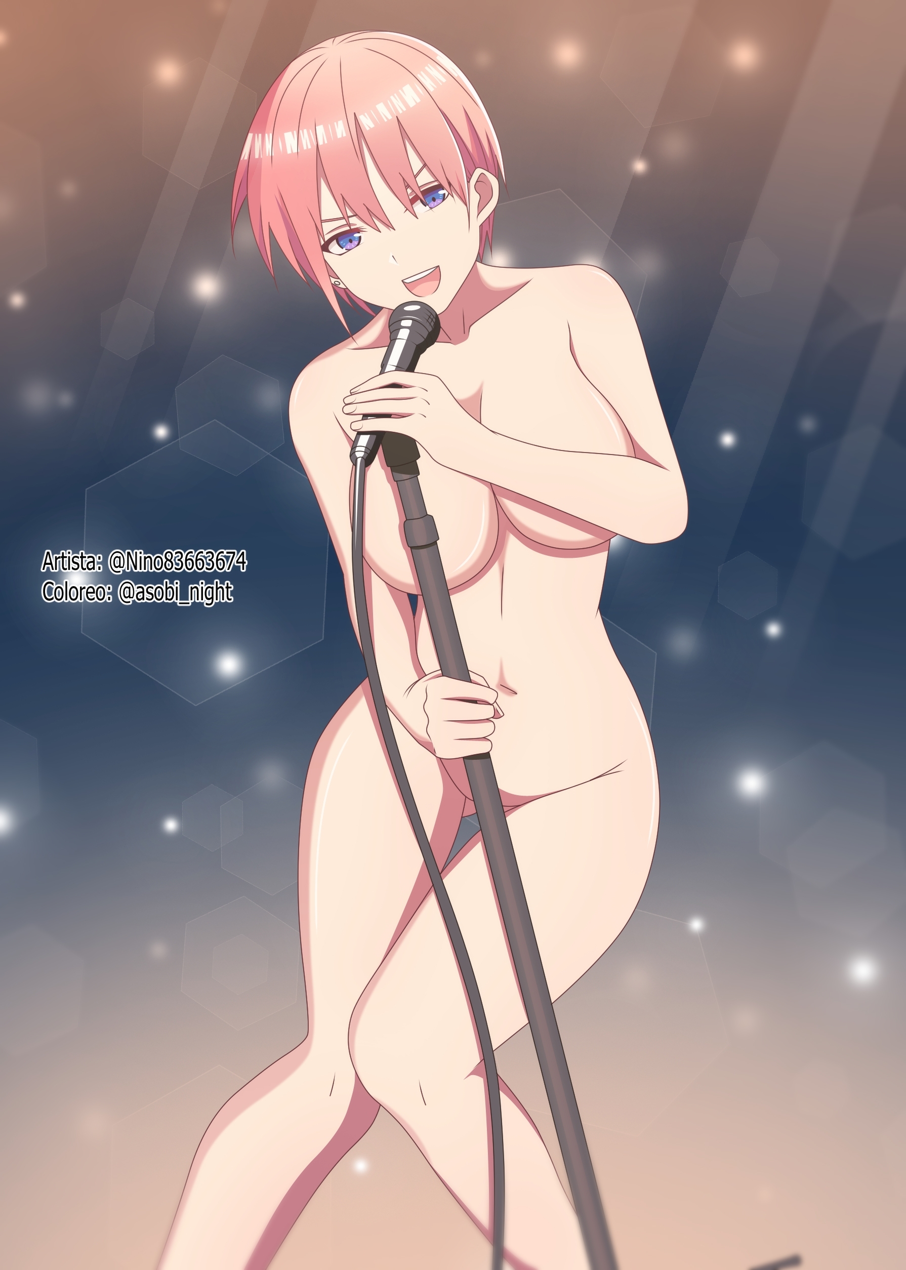 Концерт сестёр - NSFW, Аниме, Эротика, Anime Art, Gotoubun No Hanayome, Nino Nakano, Nakano Miku, Nakano Itsuki, Nakano Yotsuba, Арт, Рисованная эротика, Этти, Концерт, Гитара, Синтезатор, Барабаны, Микрофон, Близнецы, Обнаженка, Сиськи, Длиннопост