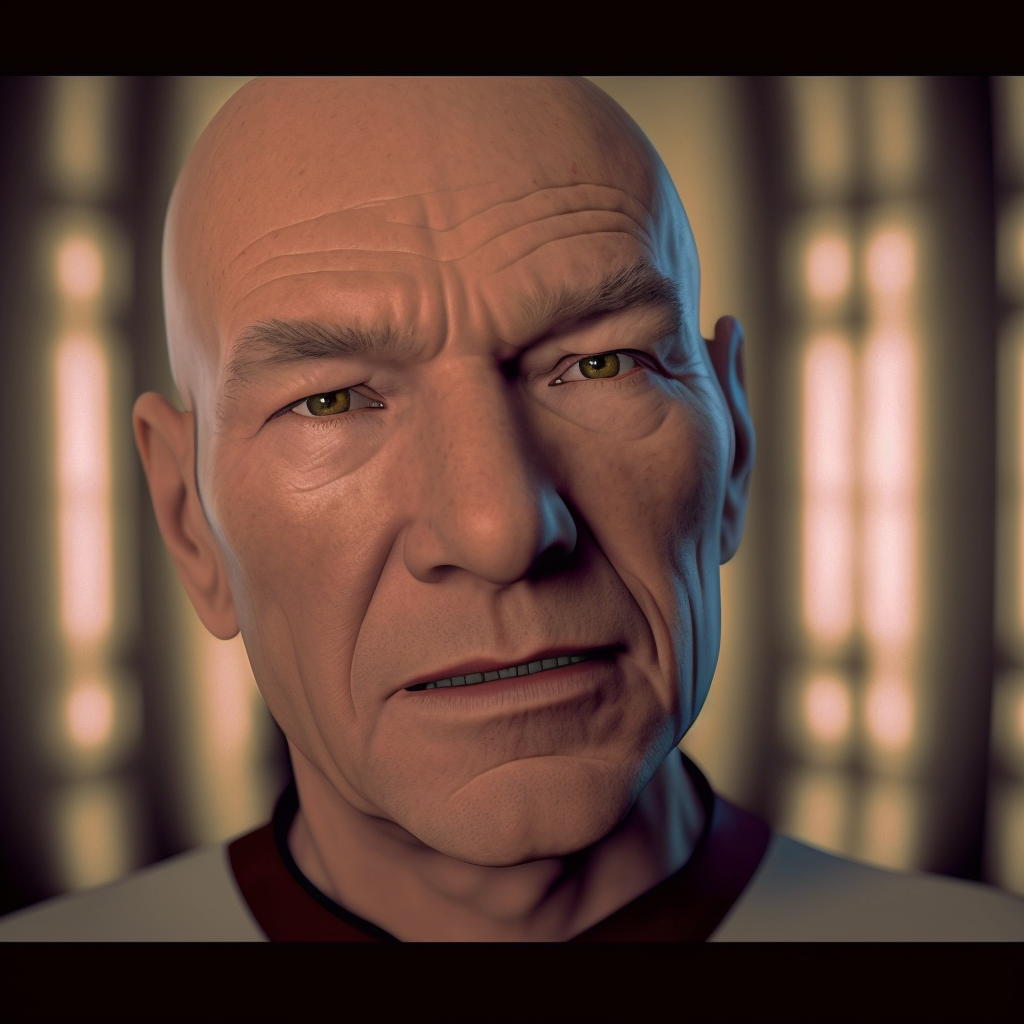 Improving game characters with Midjourney - My, Artificial Intelligence, Нейронные сети, Midjourney, Star trek, Soldier of Fortune, Syberia, Return to castle wolfenstein, Kate Walker, Captain Picard, Longpost