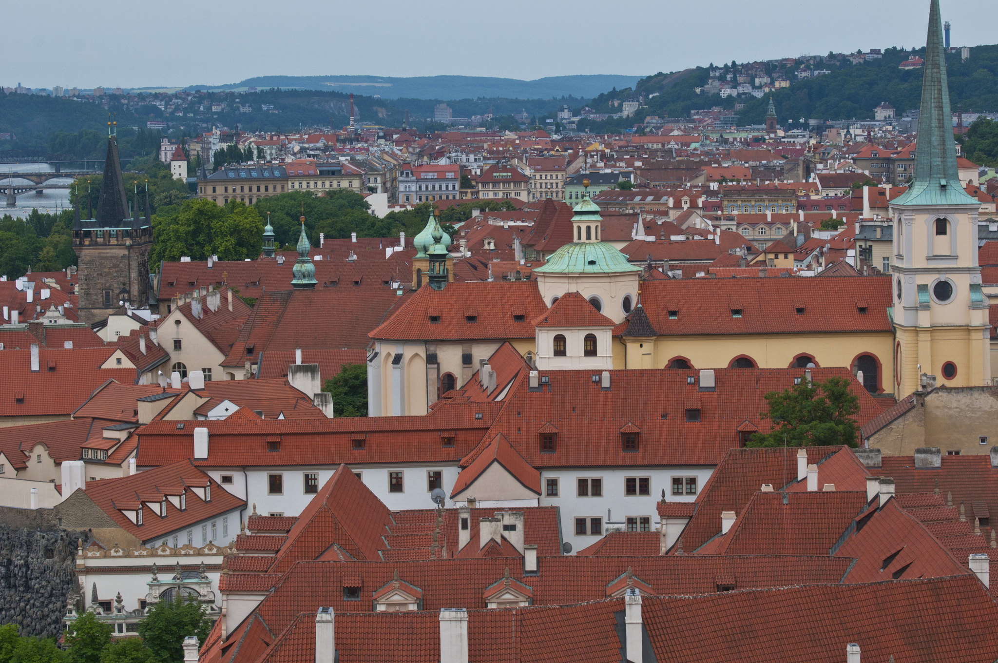 Prague, Czech Republic). Part two - My, Prague, Czech, Travels, The photo, The Charles Bridge, Roof, Longpost