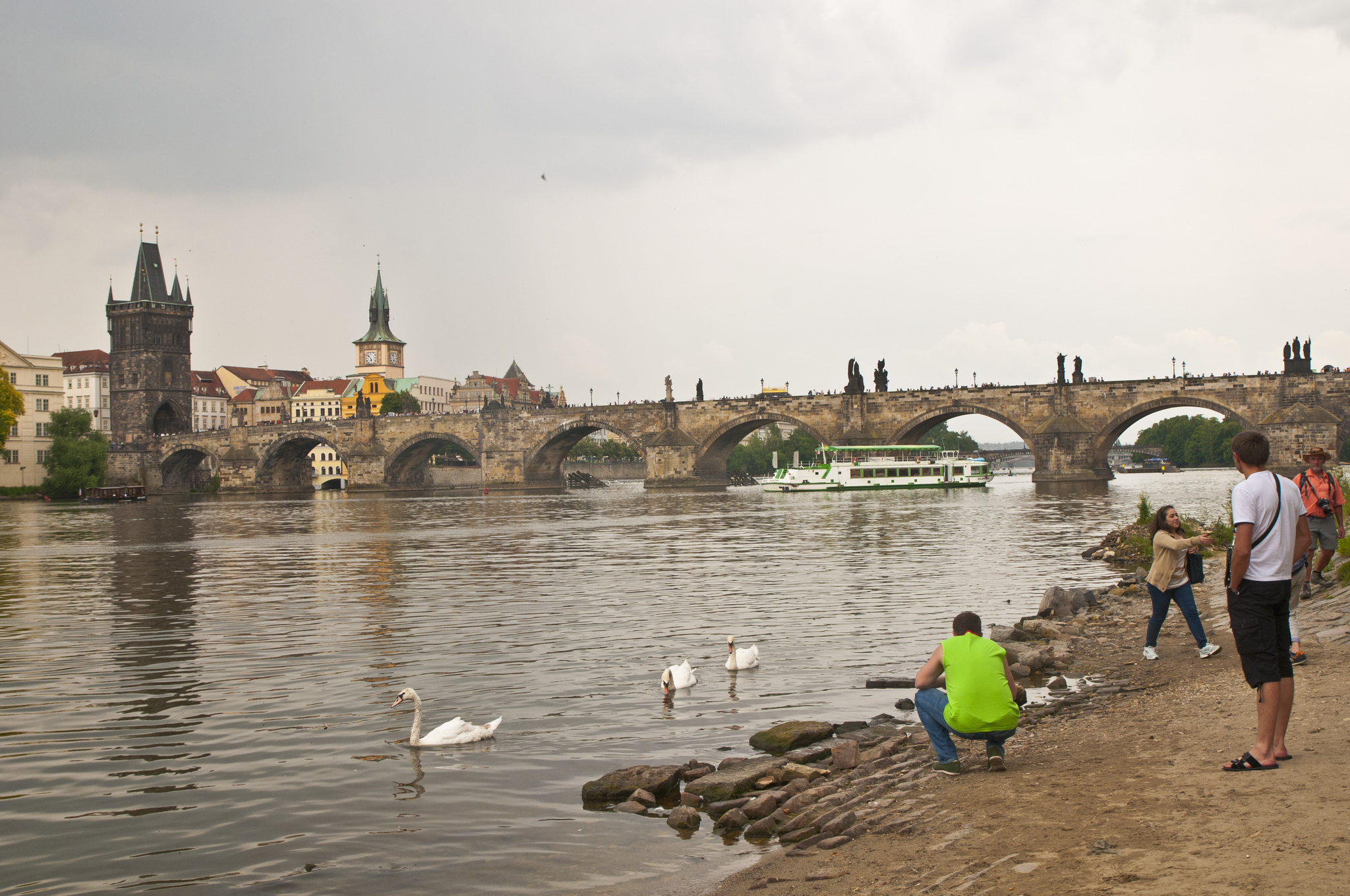 Prague, Czech Republic). Part two - My, Prague, Czech, Travels, The photo, The Charles Bridge, Roof, Longpost