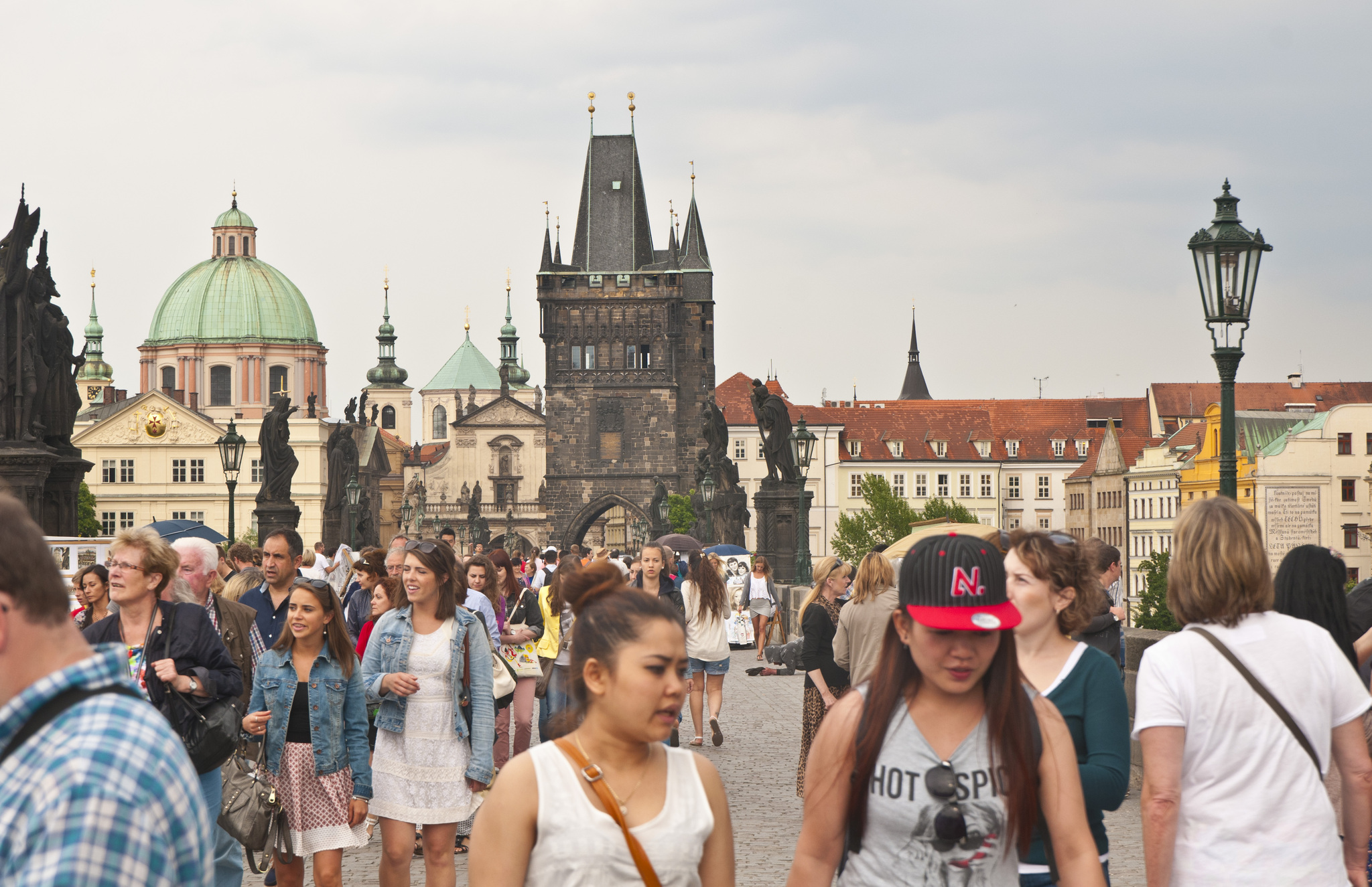 Prague, Czech Republic). Part two - My, Prague, Czech, Travels, The photo, The Charles Bridge, Roof, Longpost