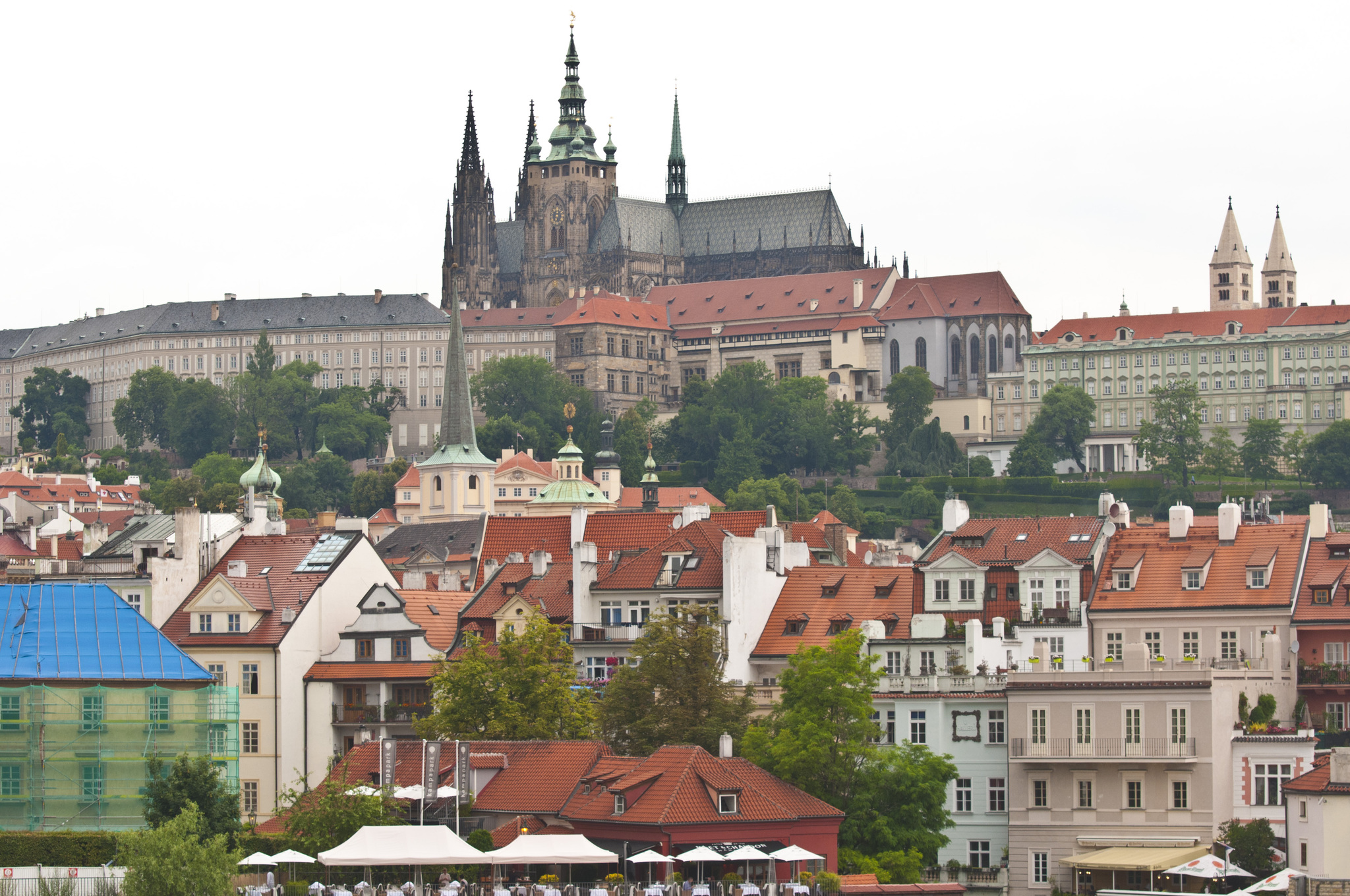 Prague, Czech Republic). Part two - My, Prague, Czech, Travels, The photo, The Charles Bridge, Roof, Longpost