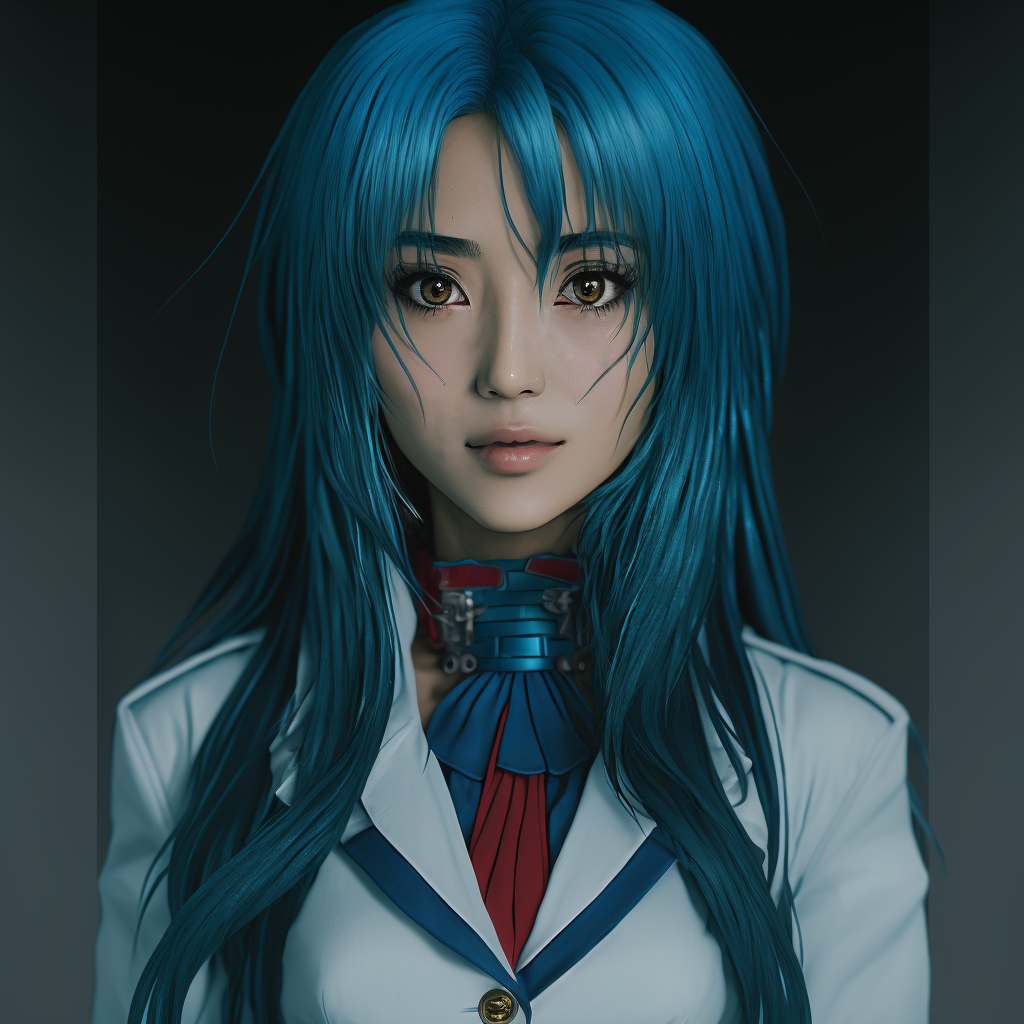 Steel Alert by Midjourney - My, Midjourney, Нейронные сети, Artificial Intelligence, Full Metal Panic, Teresa Testarossa, Chidori Kaname, Weber, Longpost