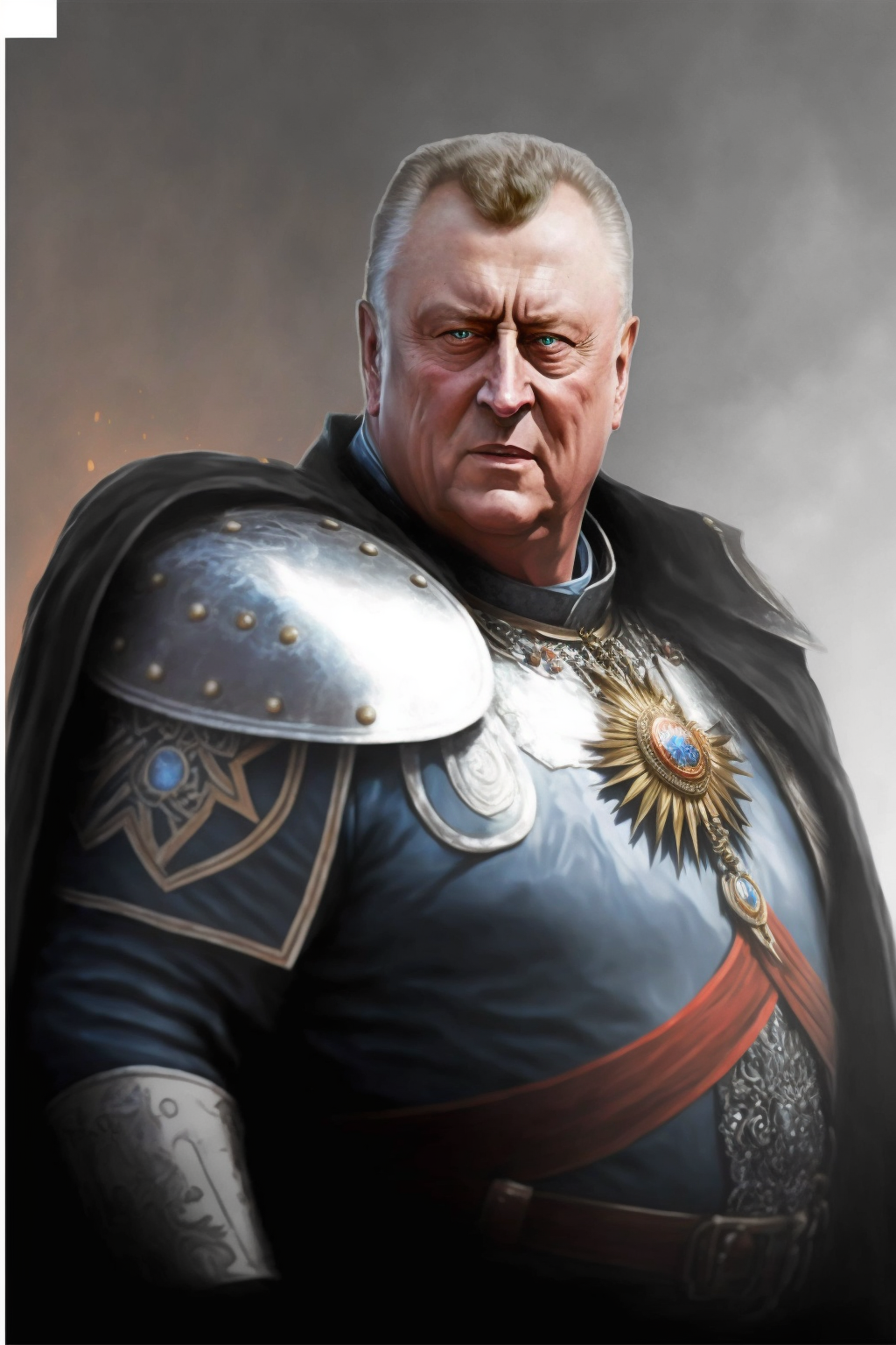 Midjourney v4: Politicians of the Russian Federation and the USSR as fantasy knights - Midjourney, Artificial Intelligence, Нейронные сети, Politics, Longpost, Art, Computer graphics