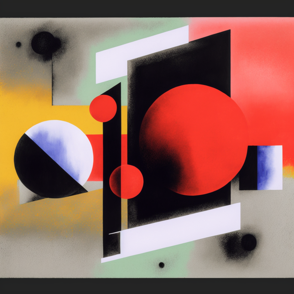 My Suprematism and Abstractionism by Midjourney - My, Computer graphics, Suprematism, Abstractionism, Нейронные сети, Midjourney, Artificial Intelligence, Digital, Painting, Drawing, Wassily Kandinsky, Longpost