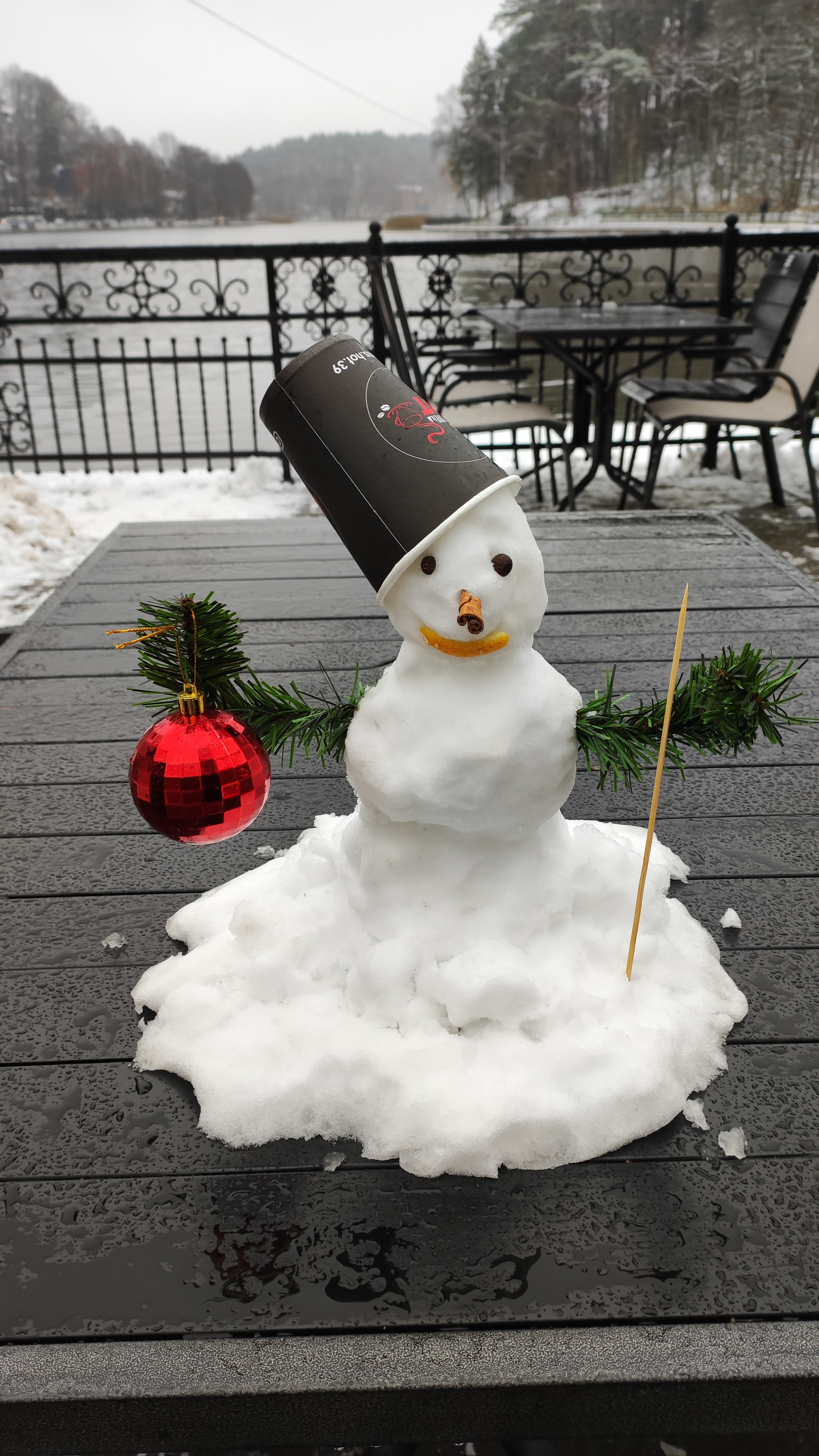 Let's have a little challenge on the eve of the holidays) Show off your snowman! - My, snowman, Challenge, New Year, Holidays, Positive, Children's happiness, Longpost